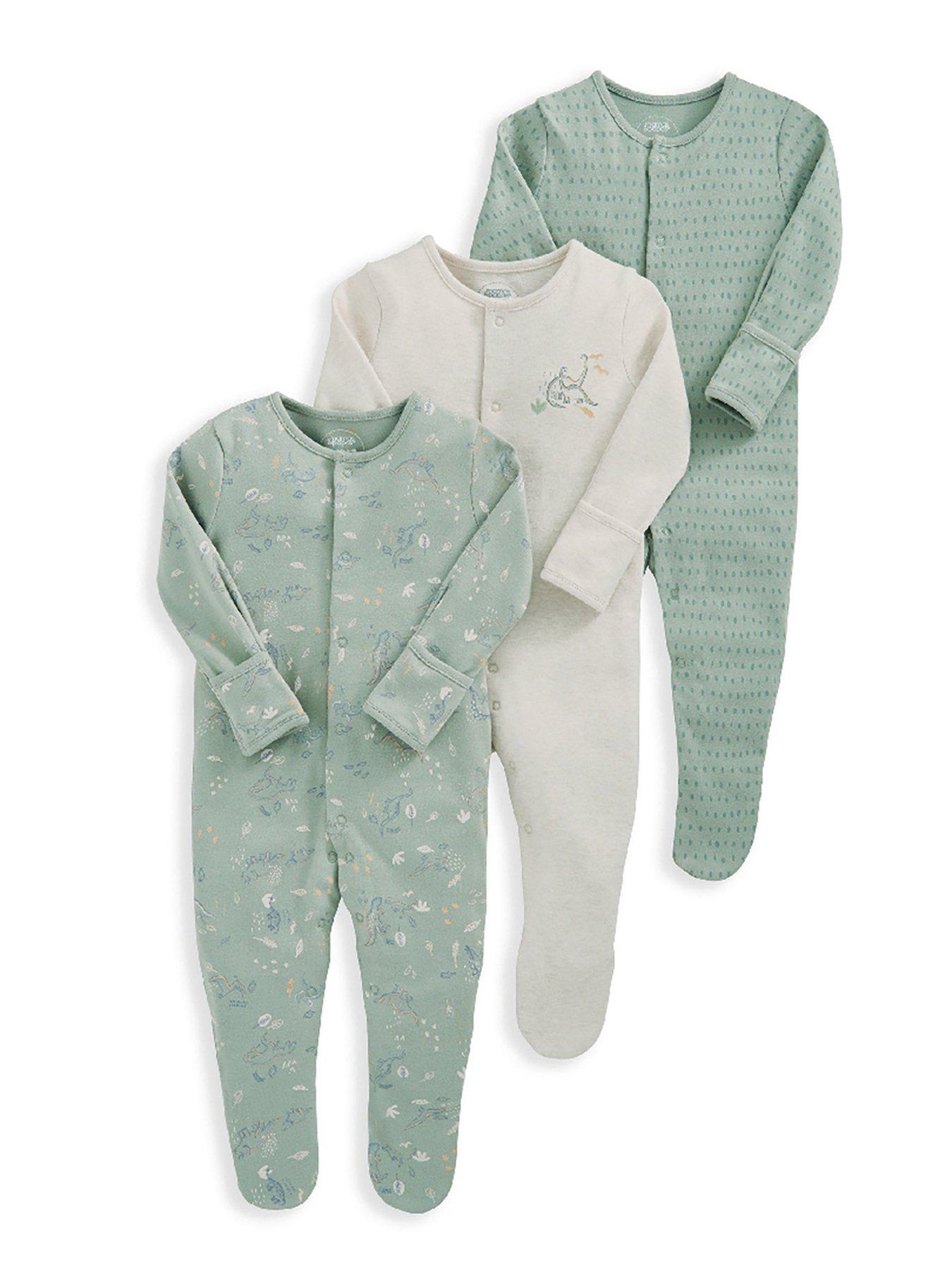 mamas-papas-baby-boys-3-pack-dino-sleepsuits-multistillFront