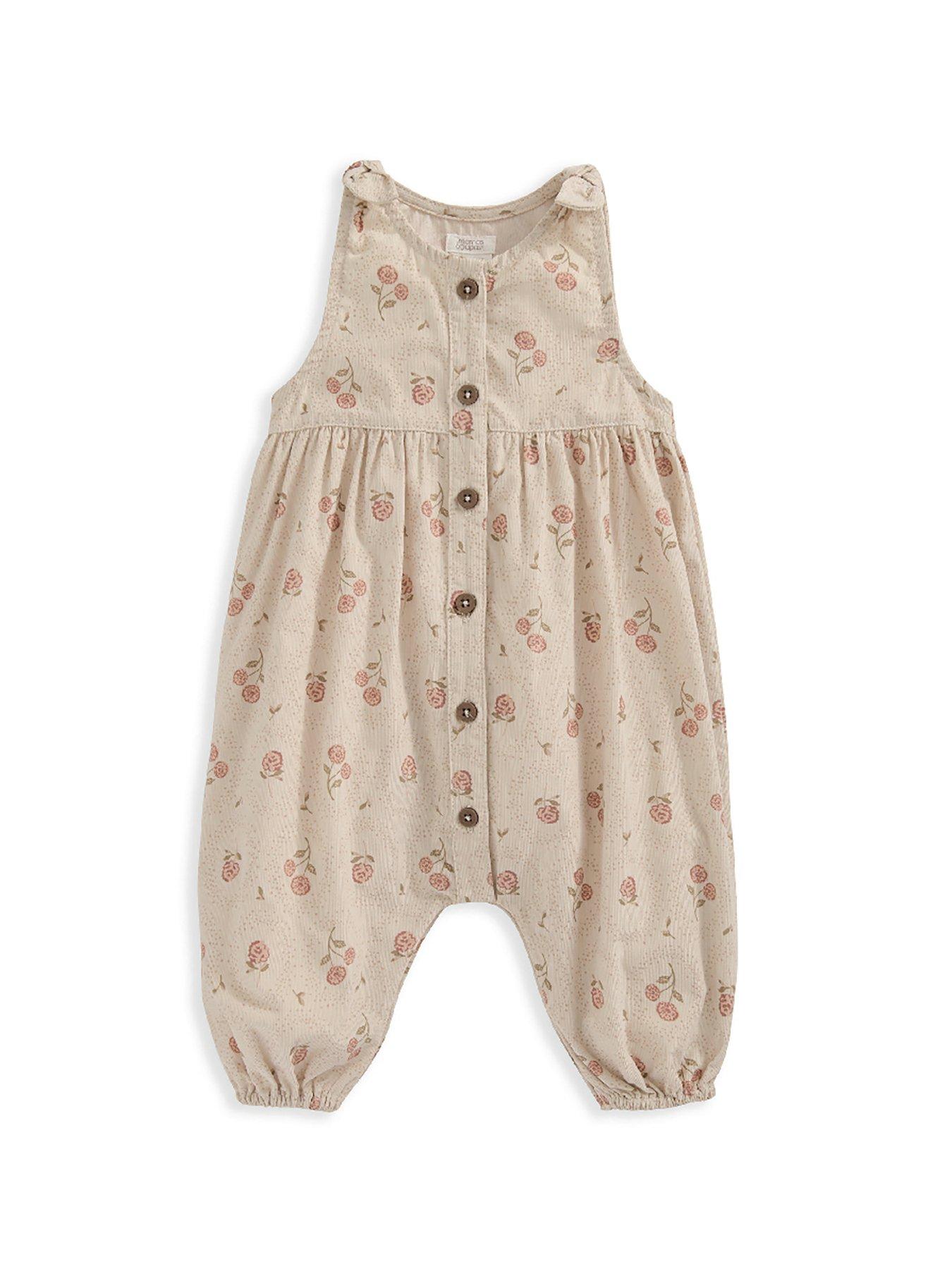 mamas-papas-baby-girls-2-piece-floral-cord-dungaree-amp-bodysuit-pinkoutfit