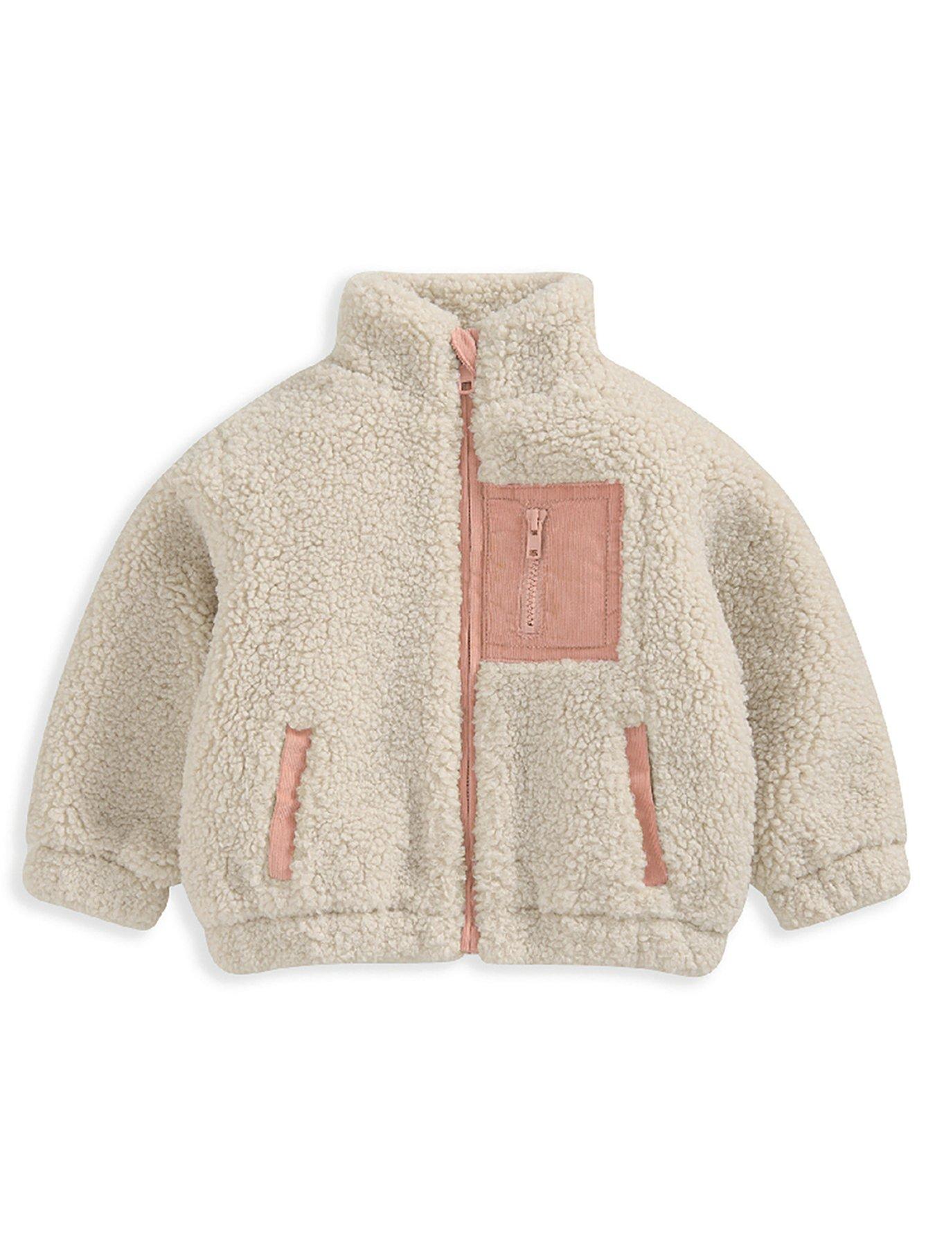 mamas-papas-baby-girls-fleece-jacket-beige