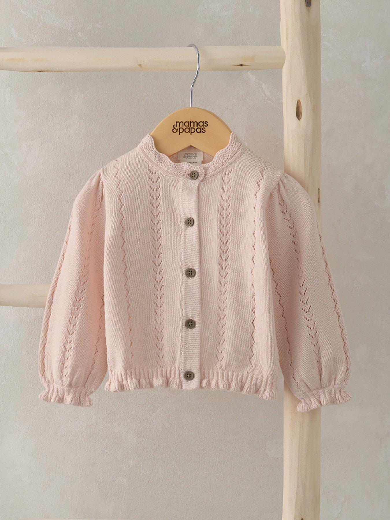 mamas-papas-baby-girls-knitted-cardigan-pinkstillFront