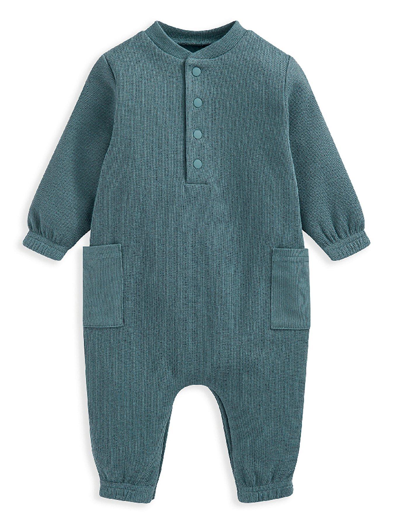 mamas-papas-baby-boys-pocket-romper-blue