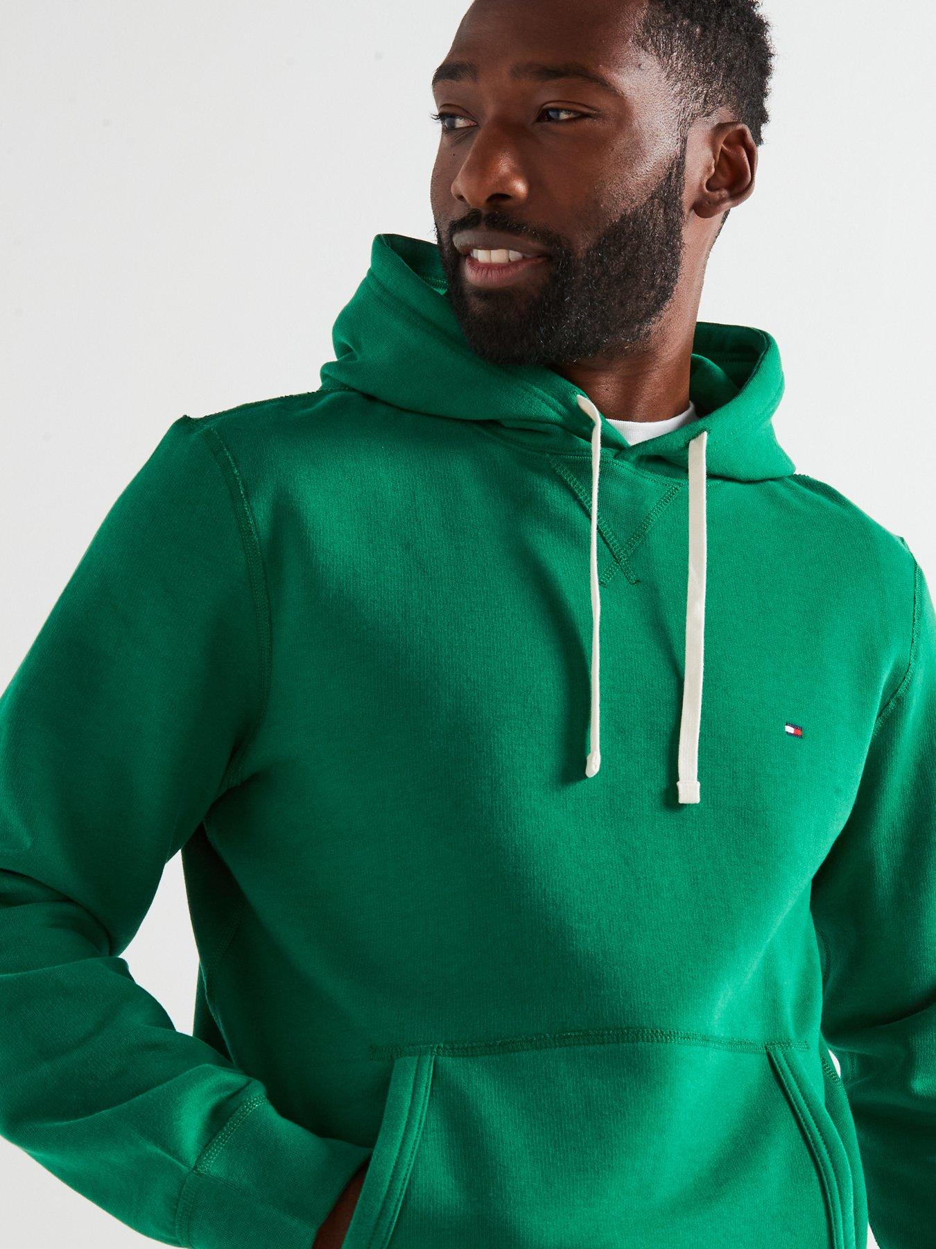 tommy-hilfiger-regular-fit-essential-fleece-overhead-hoodie-greenoutfit