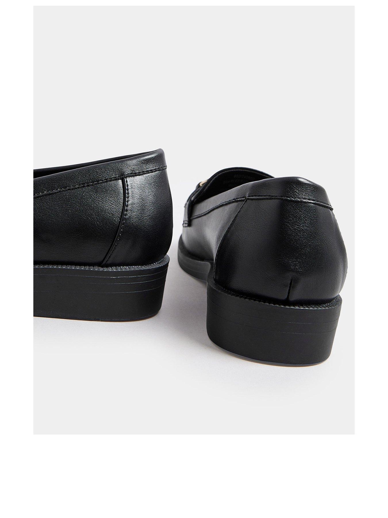 yours-extra-wide-fit-pu-tassel-loafer-blackback