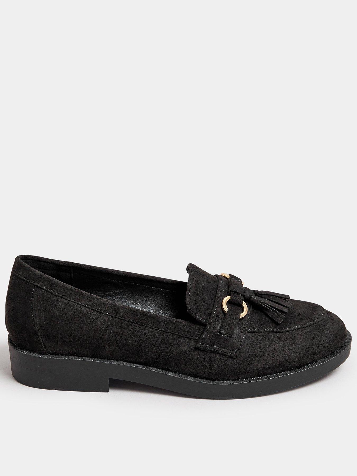 yours-extra-wife-fit-tassel-loafer-blackfront