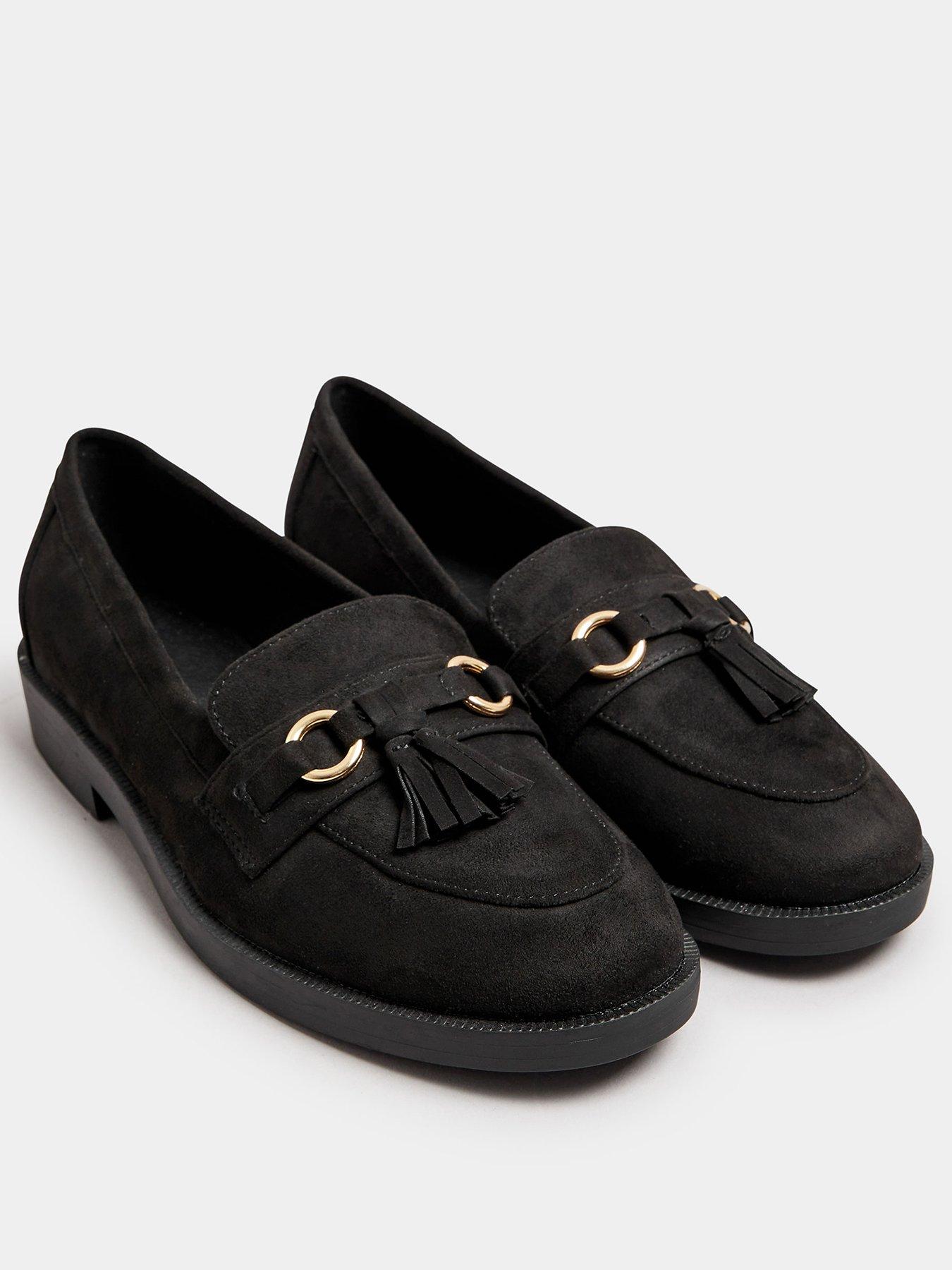 yours-extra-wife-fit-tassel-loafer-blackstillFront