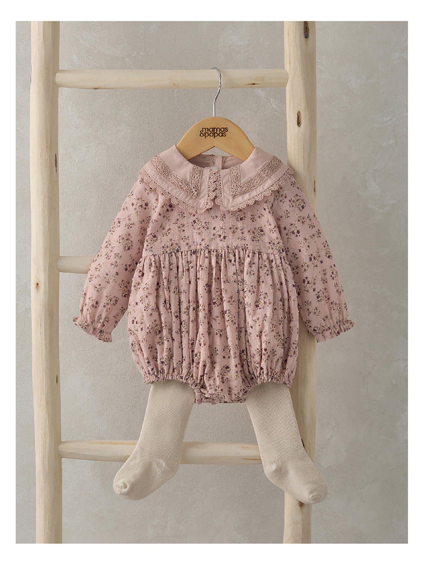 mamas-papas-baby-girls-2-piece-romper-amp-tights-pinkfront