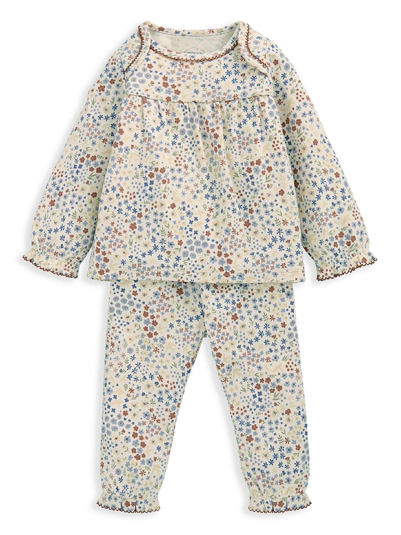 mamas-papas-baby-girls-ditsy-flower-pyjamas-multi