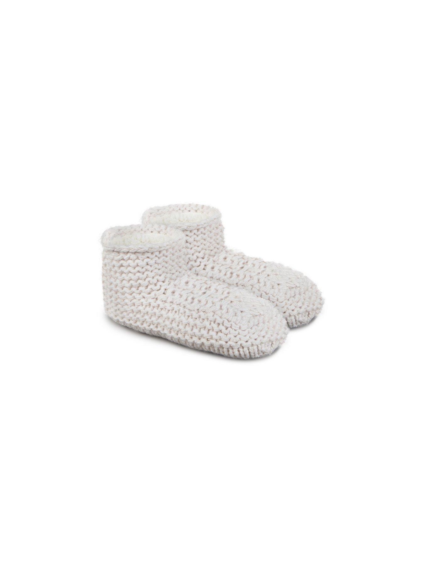 totes-totes-chunky-knitted-booties-cream