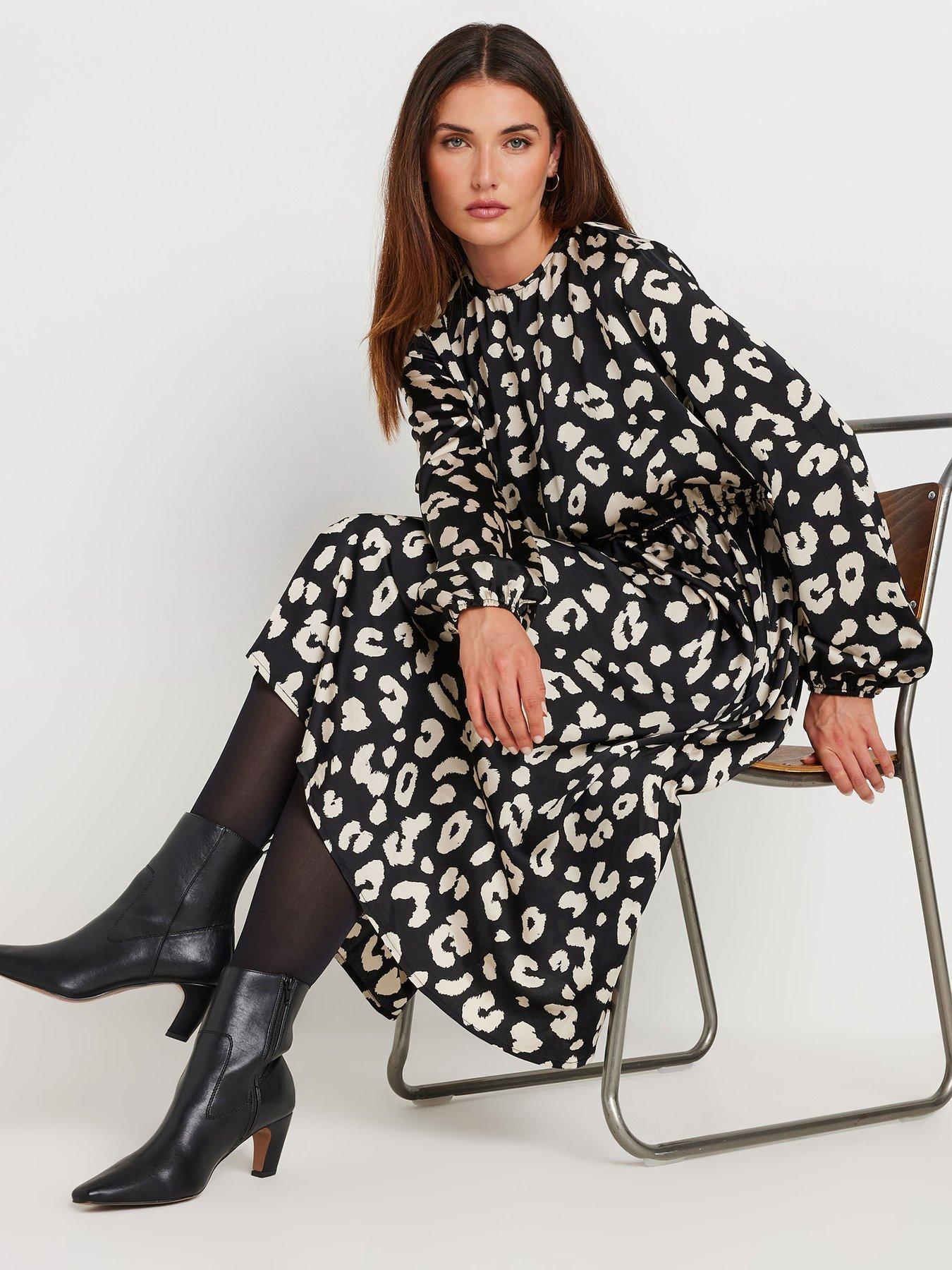 long-tall-sally-tall-animal-long-sleeve-midi-dressoutfit