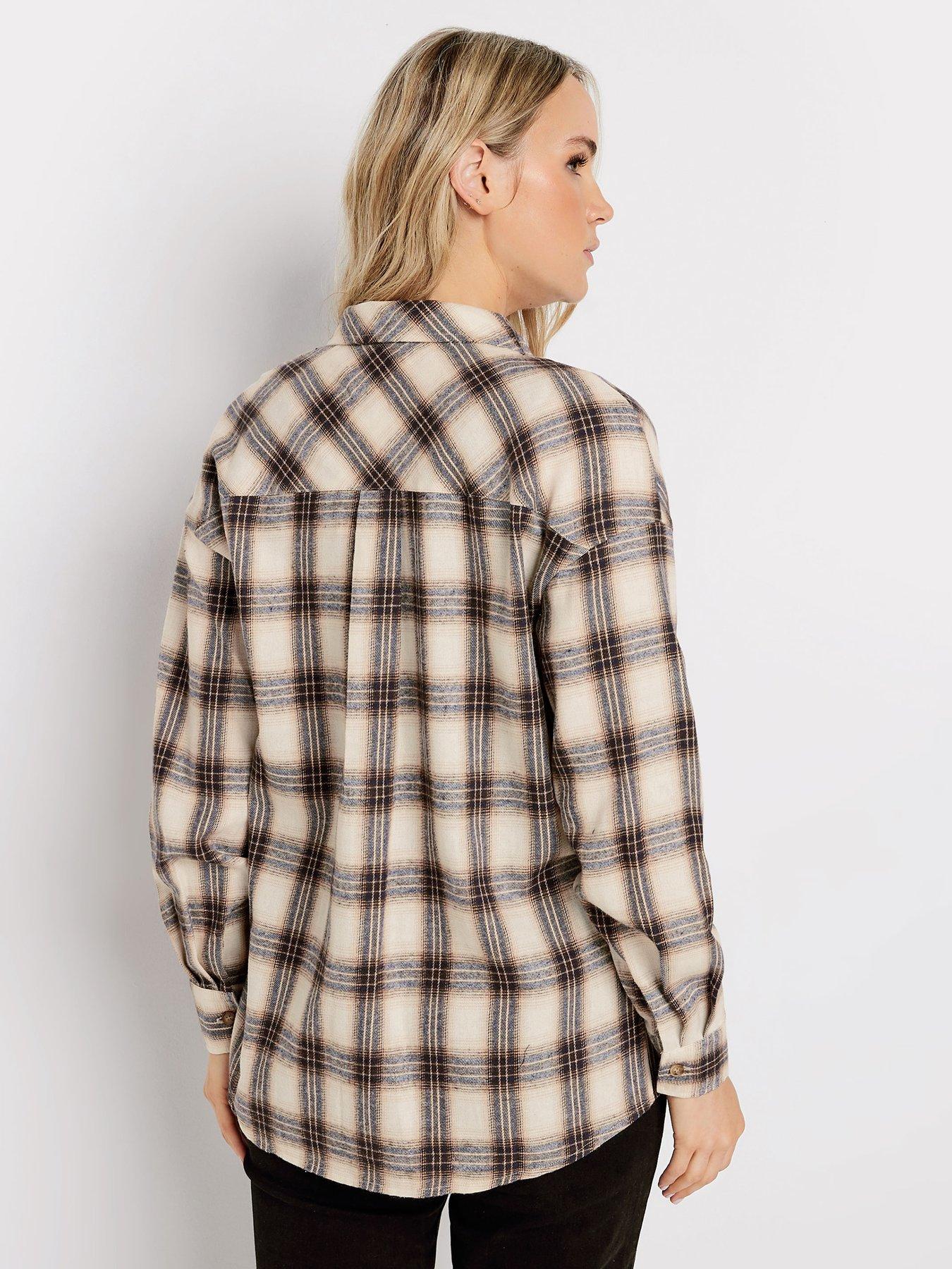 long-tall-sally-tall-drop-shoulder-check-shirtstillFront