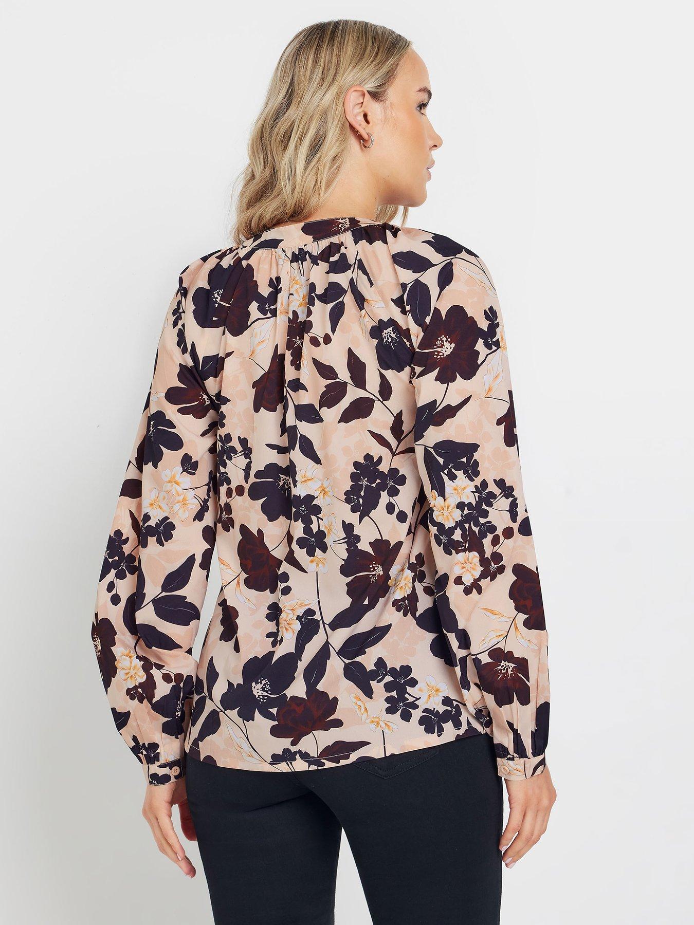 long-tall-sally-tall-floral-half-button-sleeve-shirtstillFront