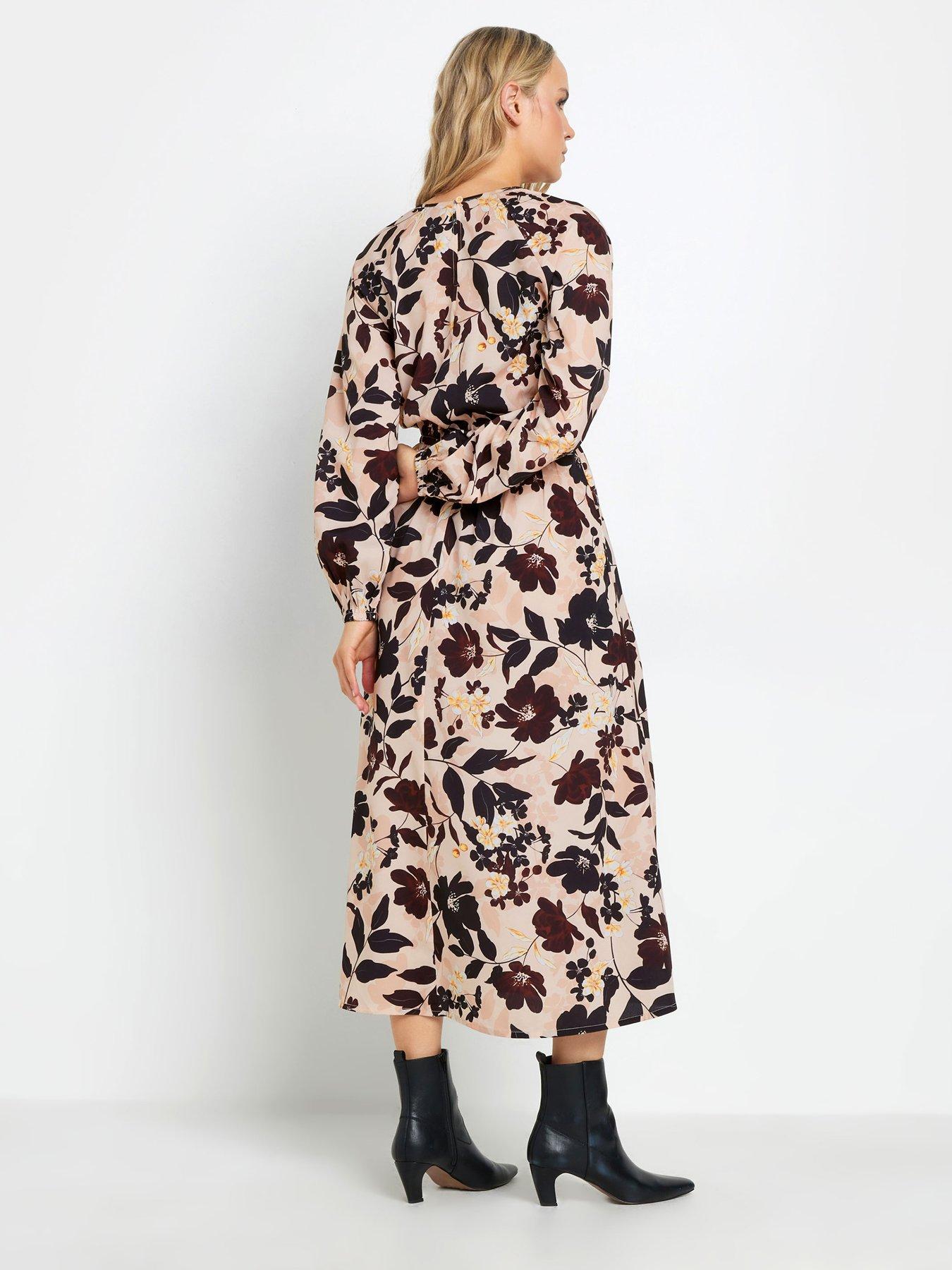 long-tall-sally-tall-floral-long-sleeve-midi-dressstillFront