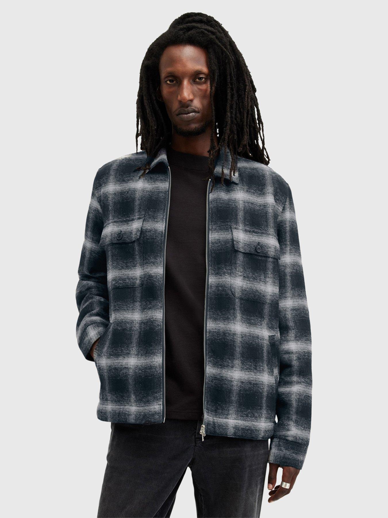 allsaints-marley-checked-harrington-jacket-dark-blue