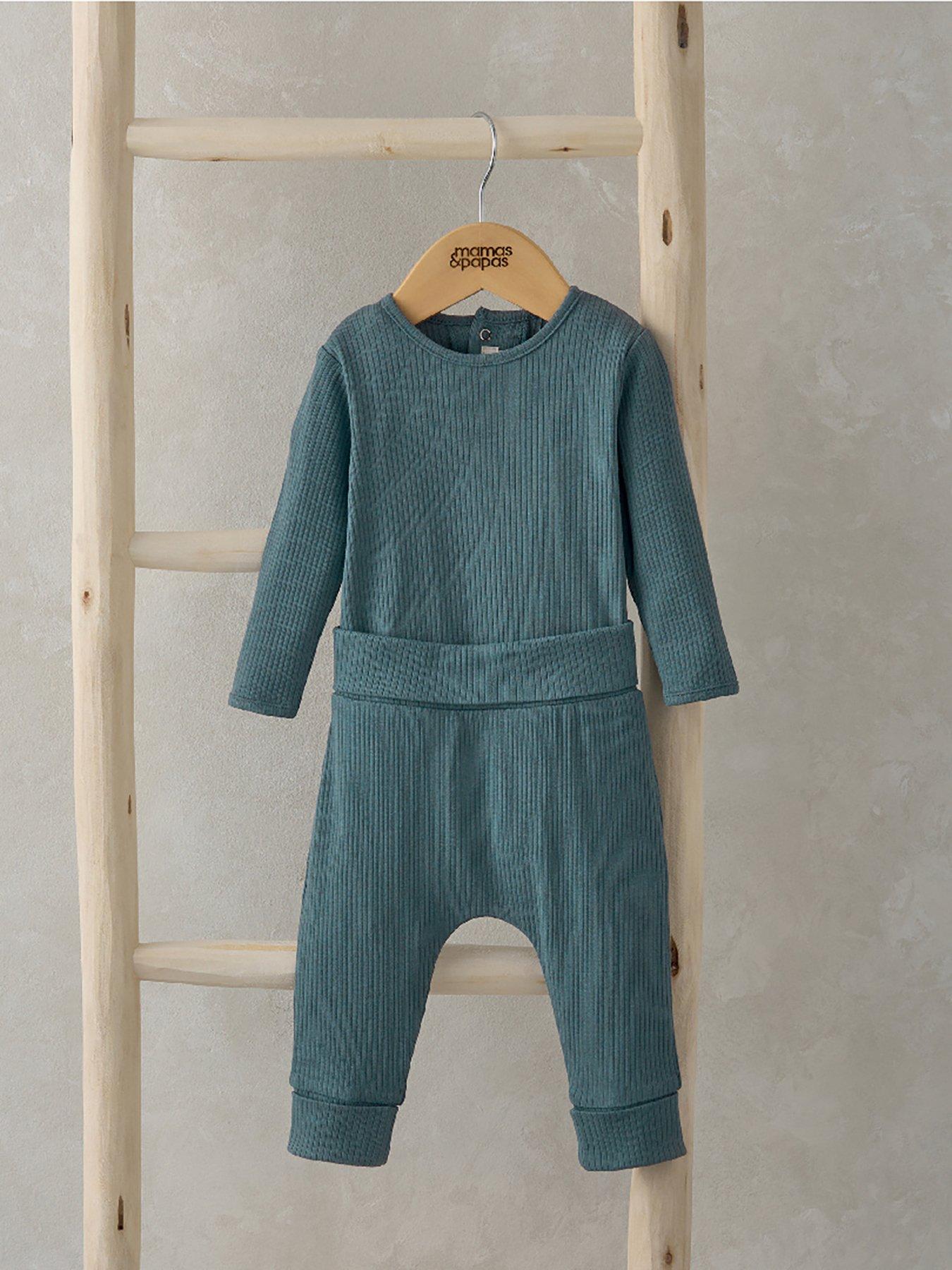 mamas-papas-baby-unisexnbsprib-2-piece-set-bluestillFront