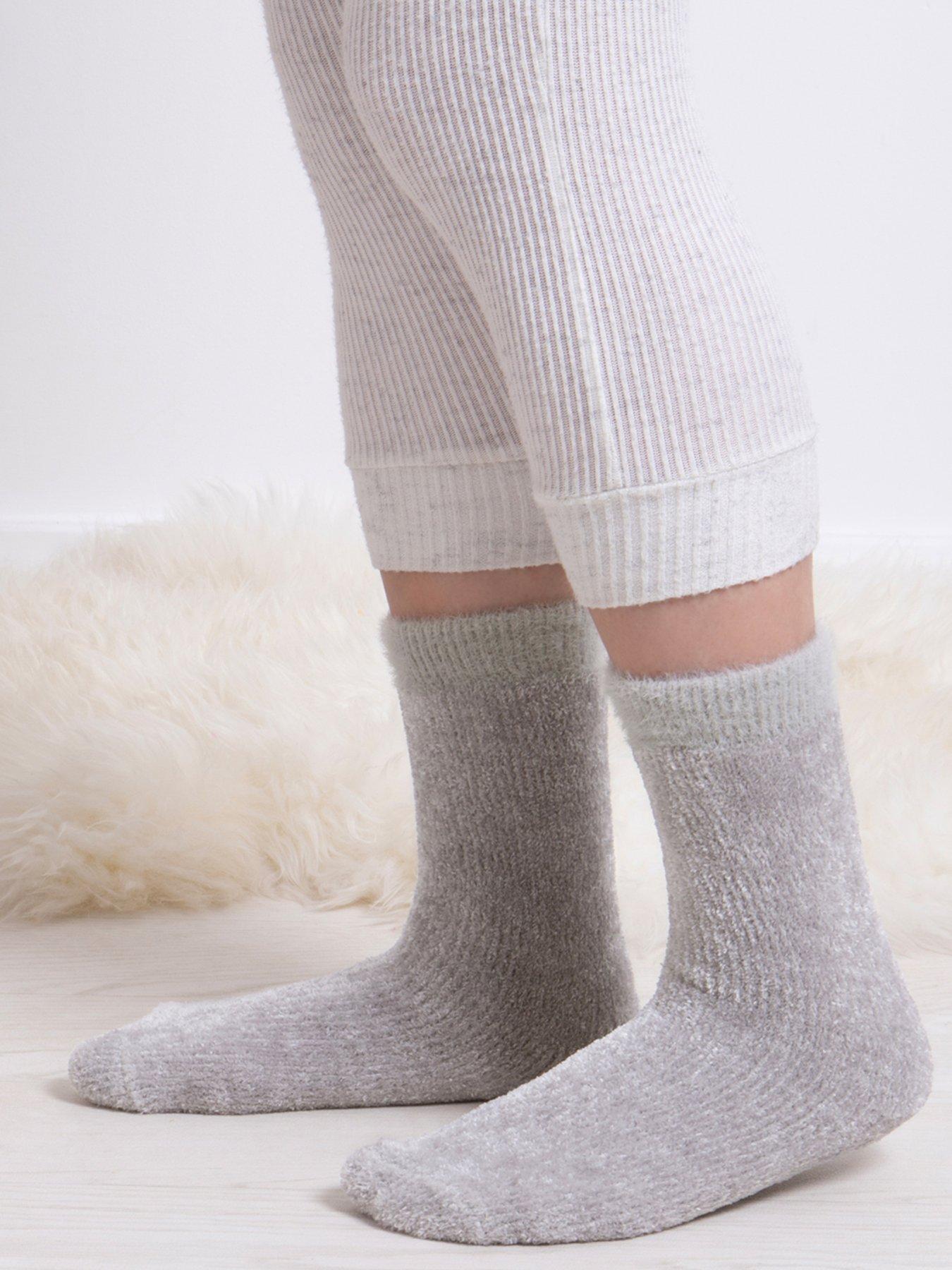 totes-totes-2packnbspchenille-supersoft-slipper-socks-sagegreyback