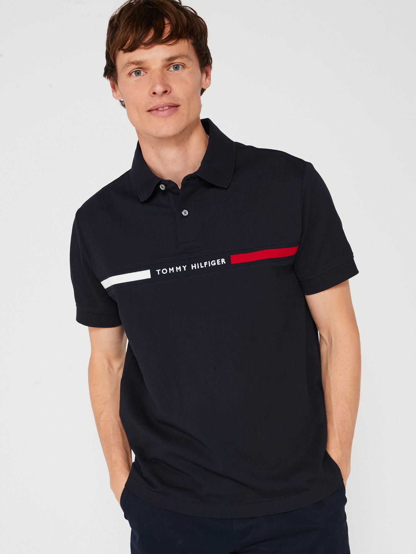 tommy-hilfiger-regular-fit-chest-stripe-polo-shirt-navy