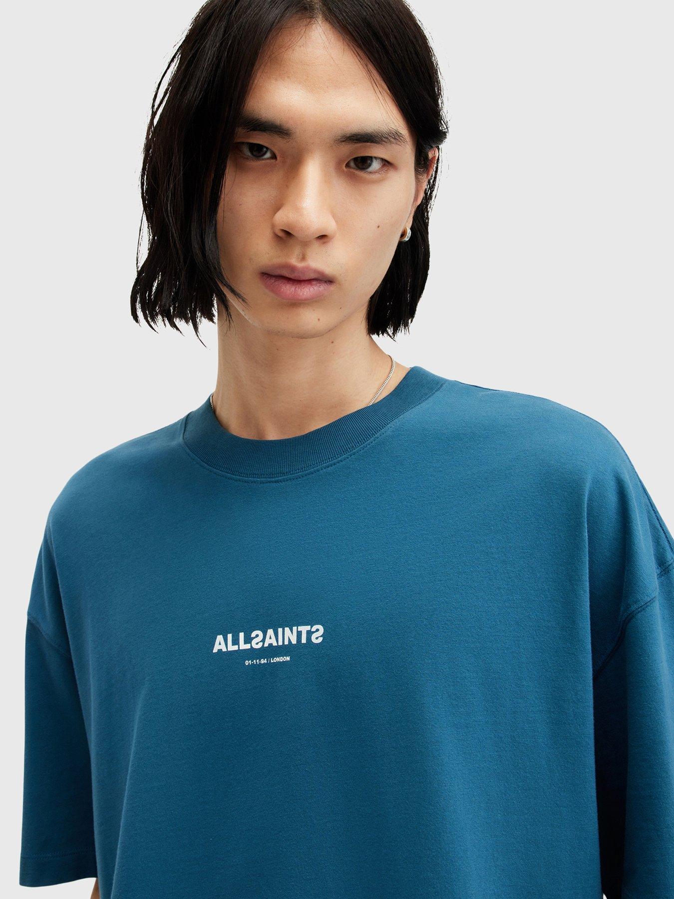 allsaints-subverse-short-sleeve-crew-t-shirt-blueoutfit