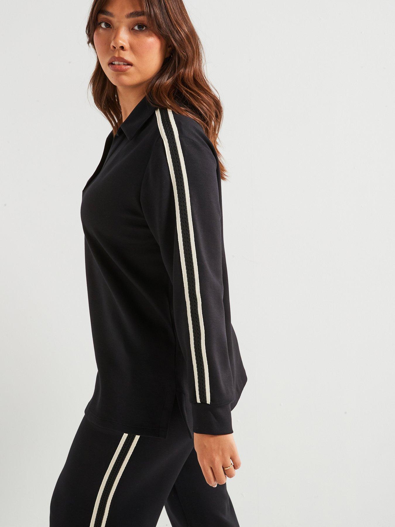 v-by-very-curve-side-stripe-v-neck-sweatoutfit