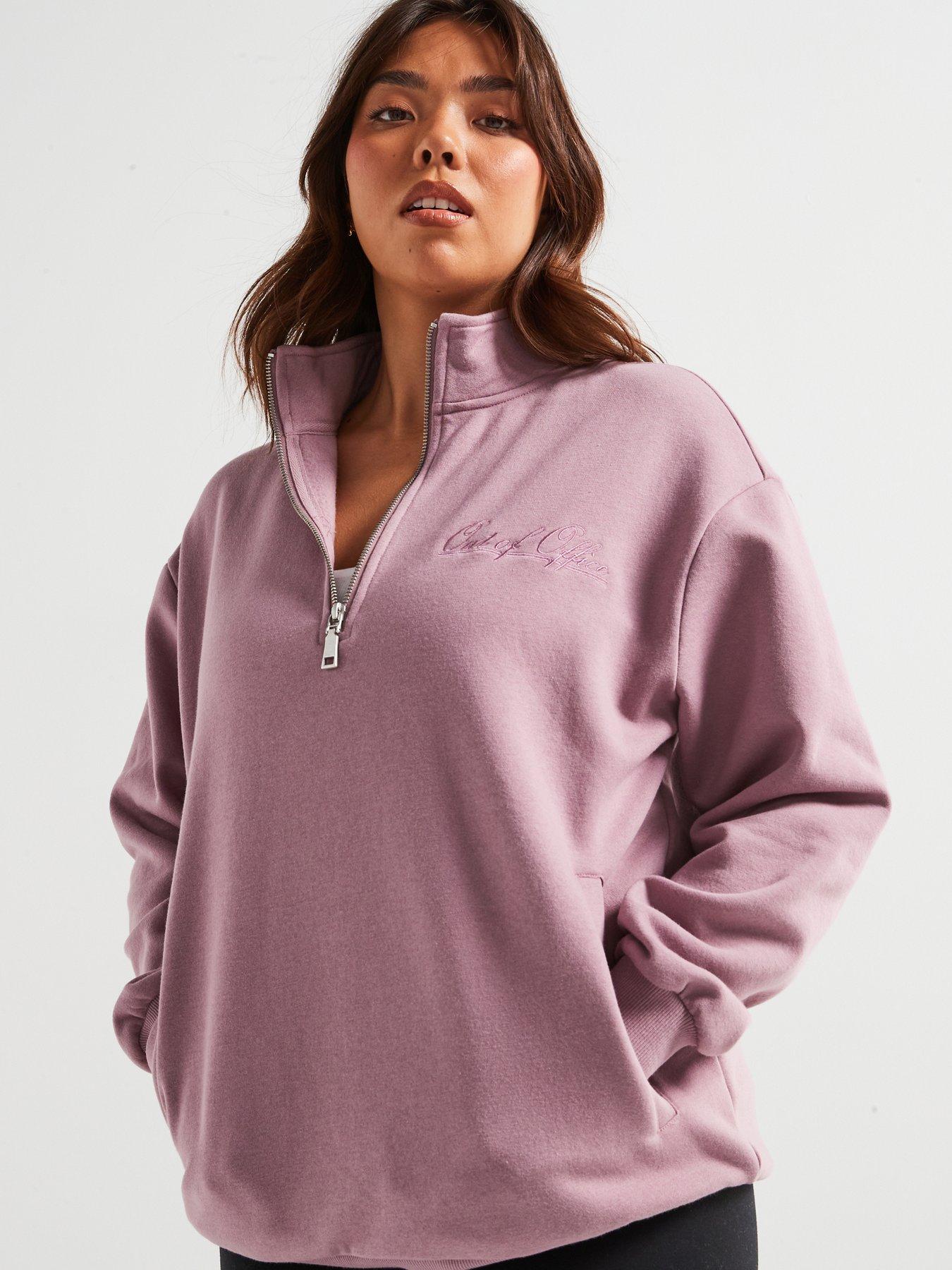 v-by-very-curve-slogan-zip-neck-sweat