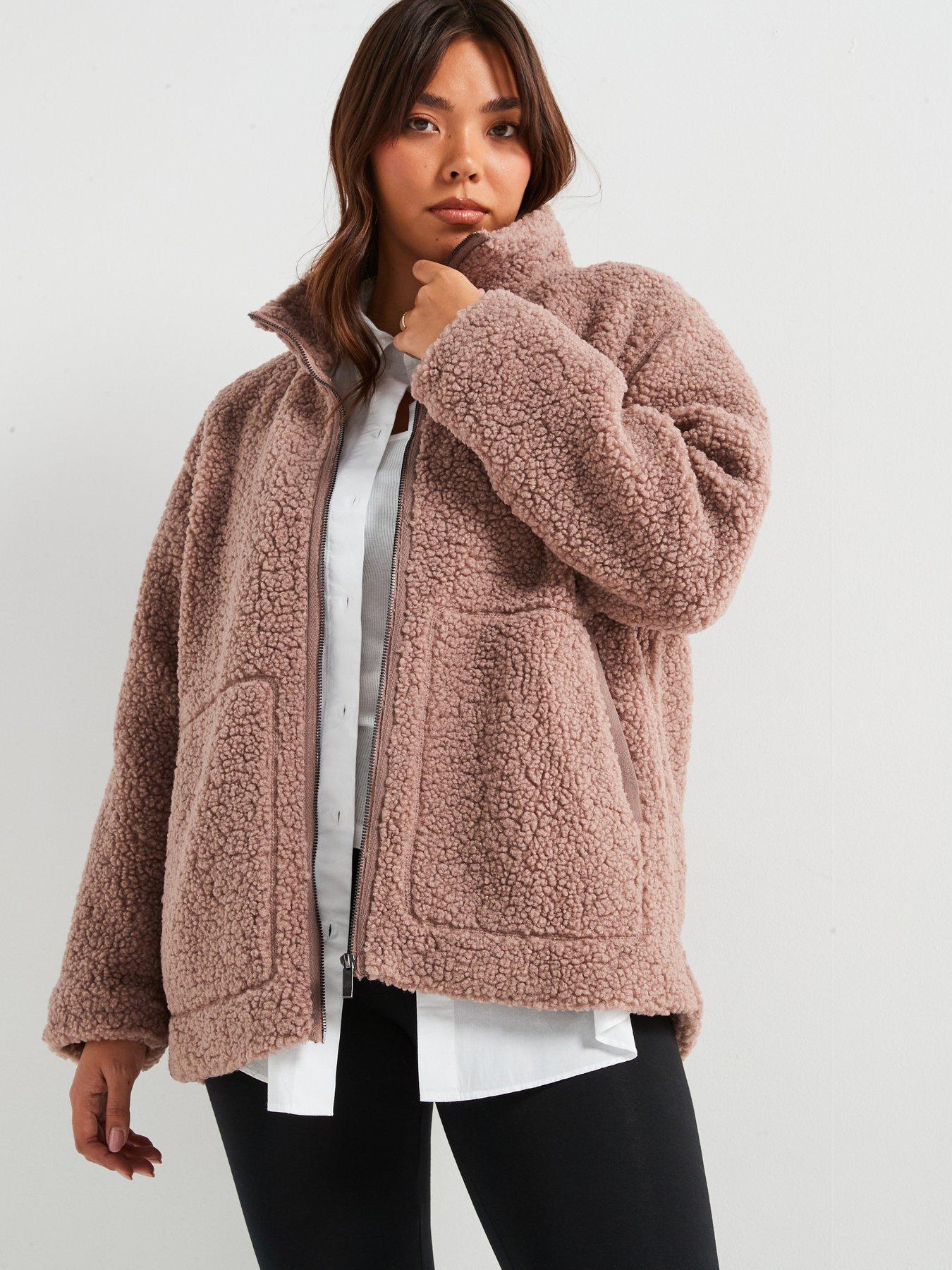 v-by-very-curve-borg-zip-through-jacket-minkdetail