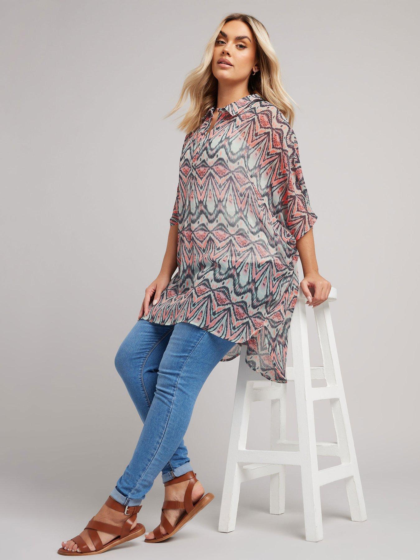 yours-curve-over-head-sheer-shirt-blueback