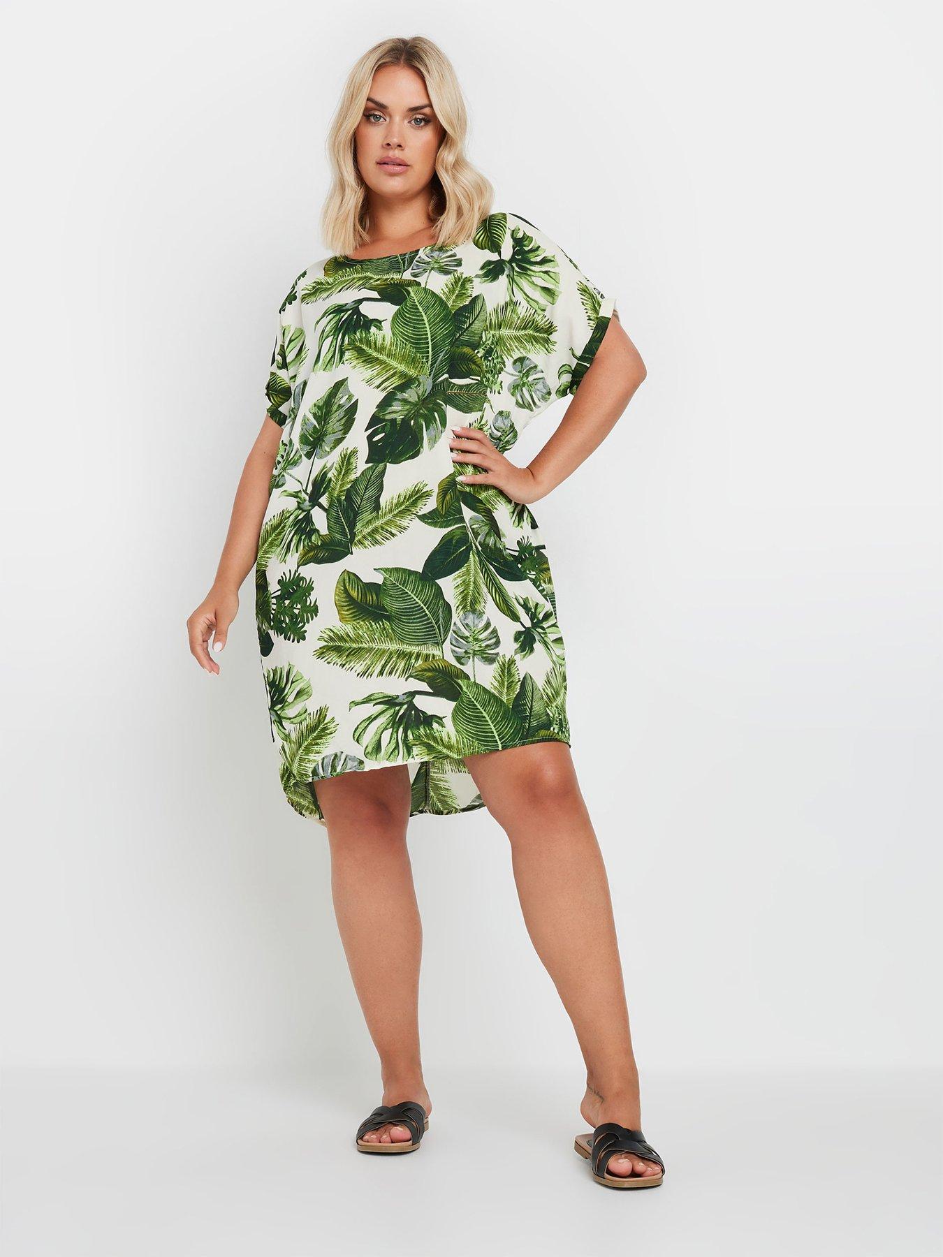 yours-curve-tunic-dress-greenback