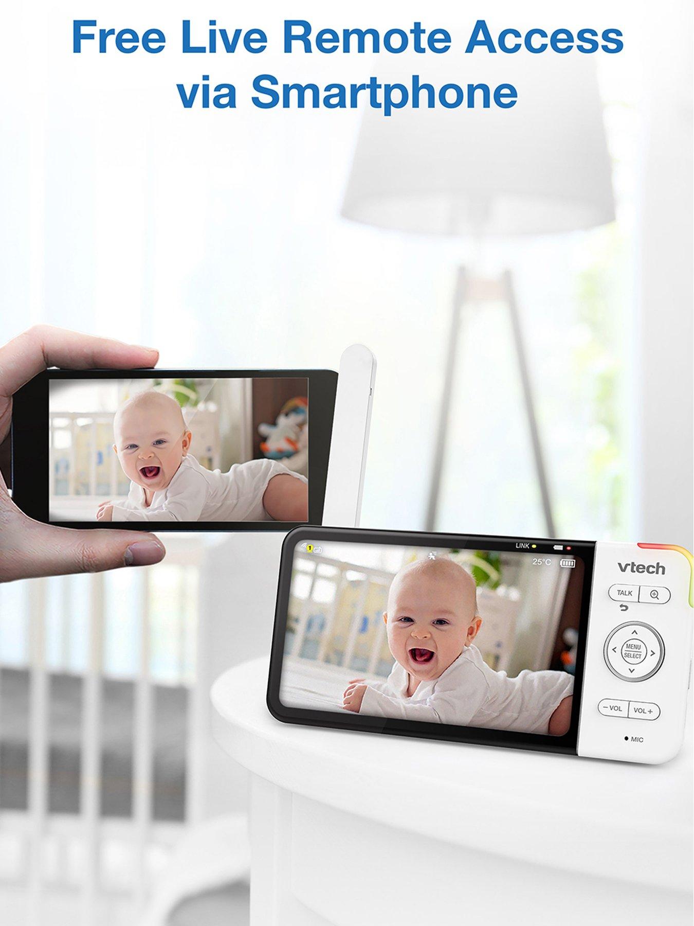 Image 4 of 6 of VTech RM5755HD 5" Smart Wi-Fi 1080p Video Monitor
