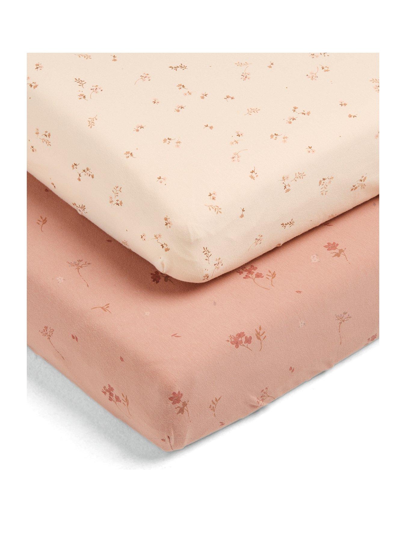 mamas-papas-2-cotbed-fitted-sheets-wildflowerback