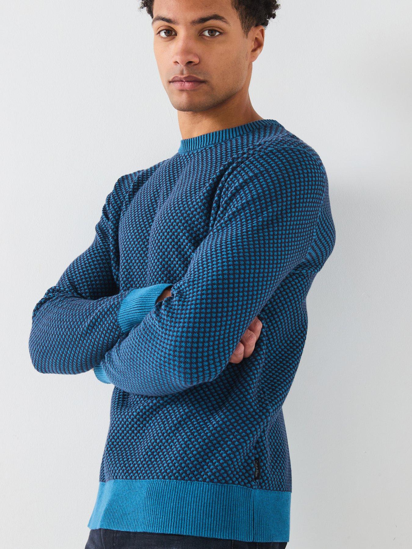 calvin-klein-calvin-klein-two-tone-honeycomb-knitted-jumper-dark-blueoutfit