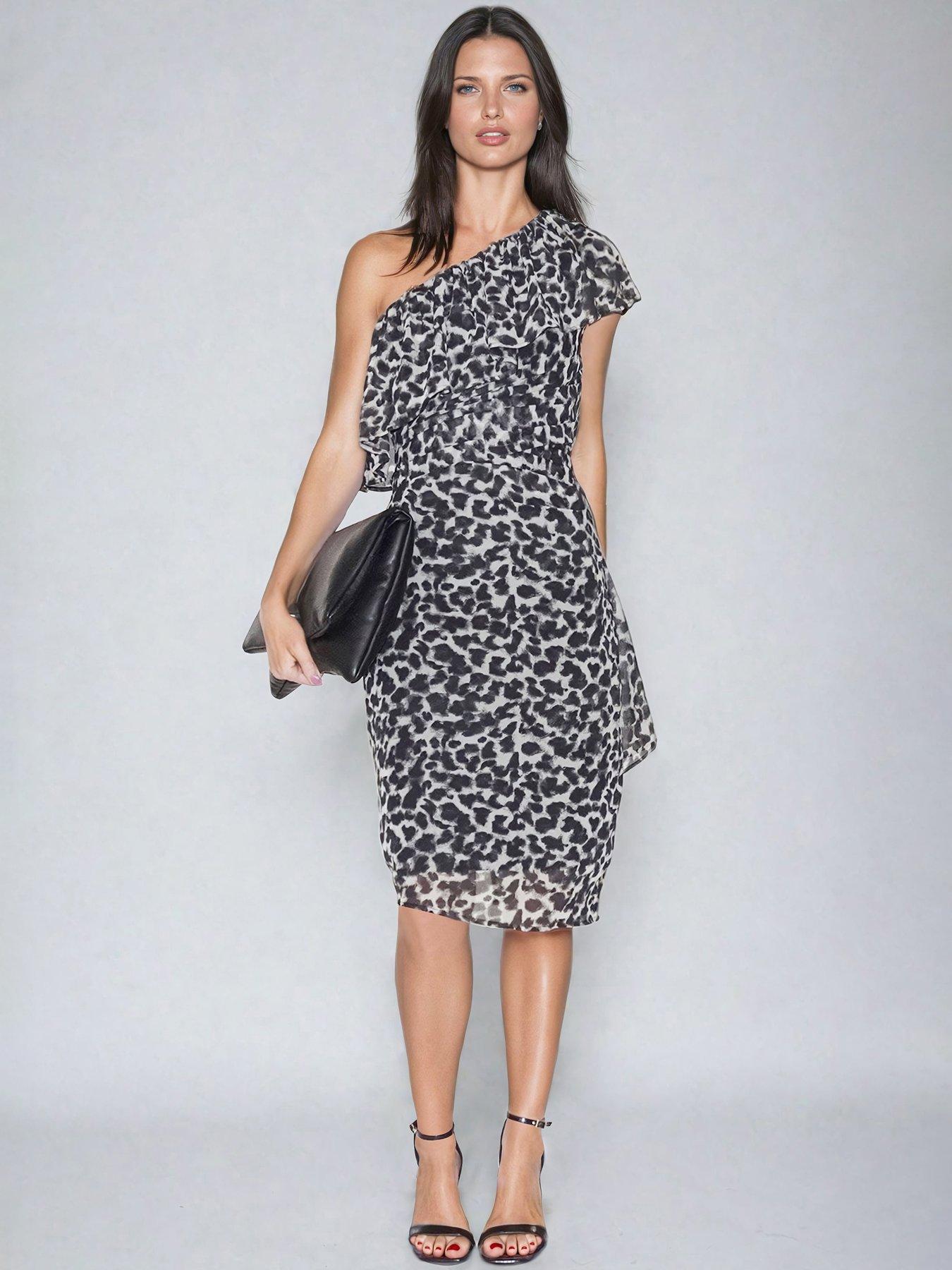 Religion One Shoulder Midi Dress - Multi
