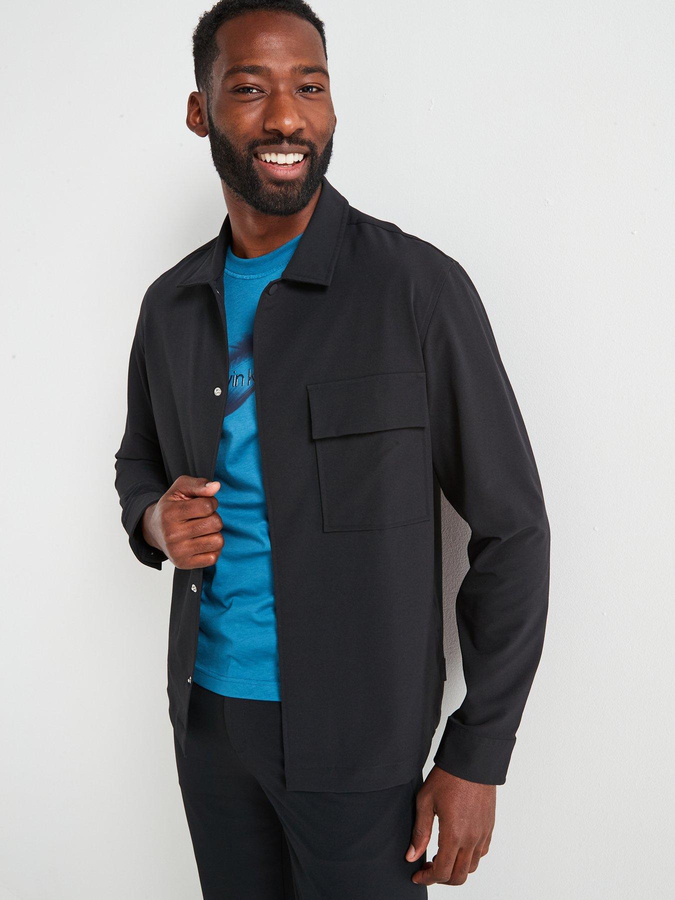 calvin-klein-4-way-stretch-nylon-overshirt-blackoutfit