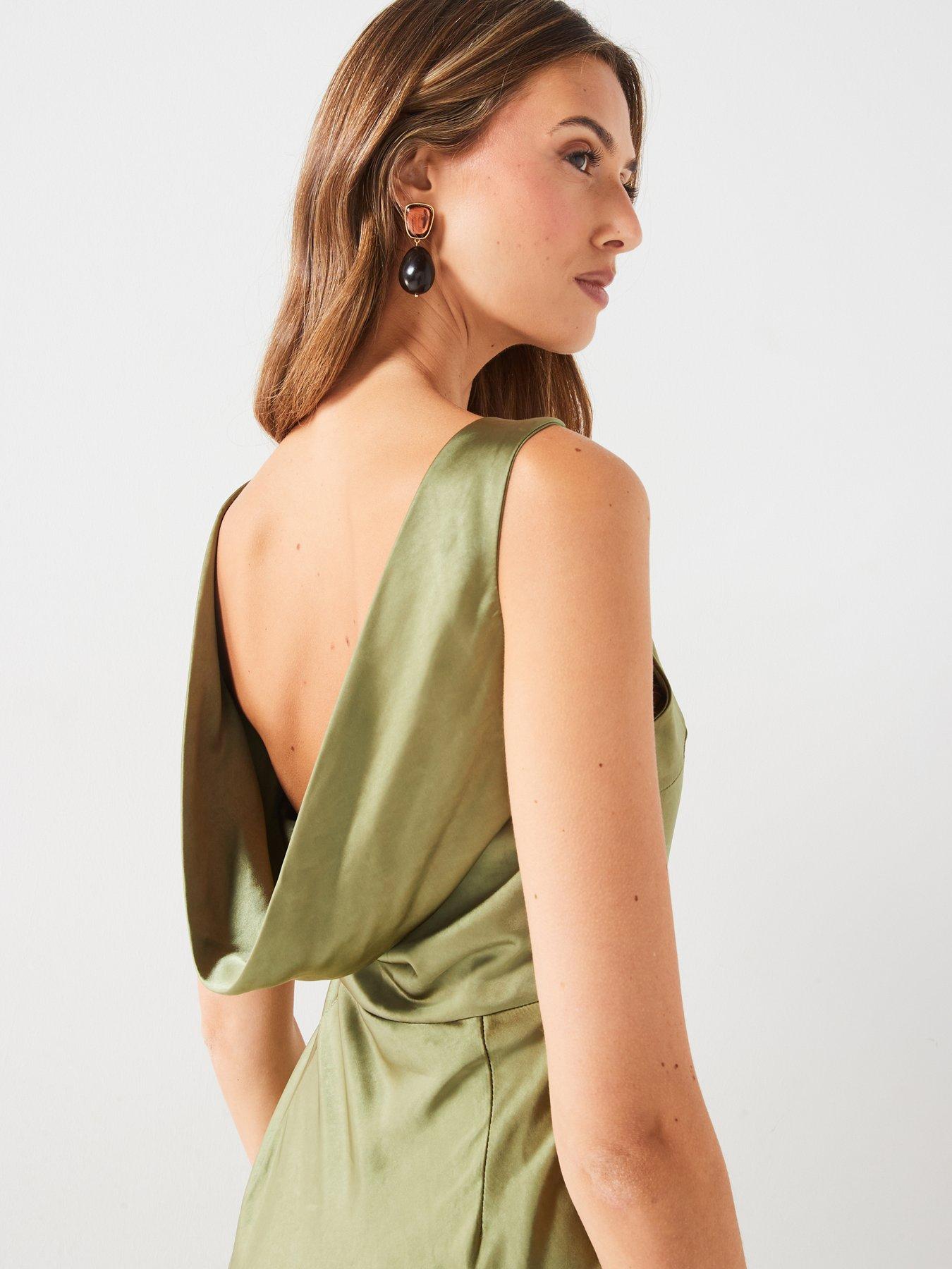 six-stories-cowl-back-satin-bridesmaid-dress-moss-greenoutfit