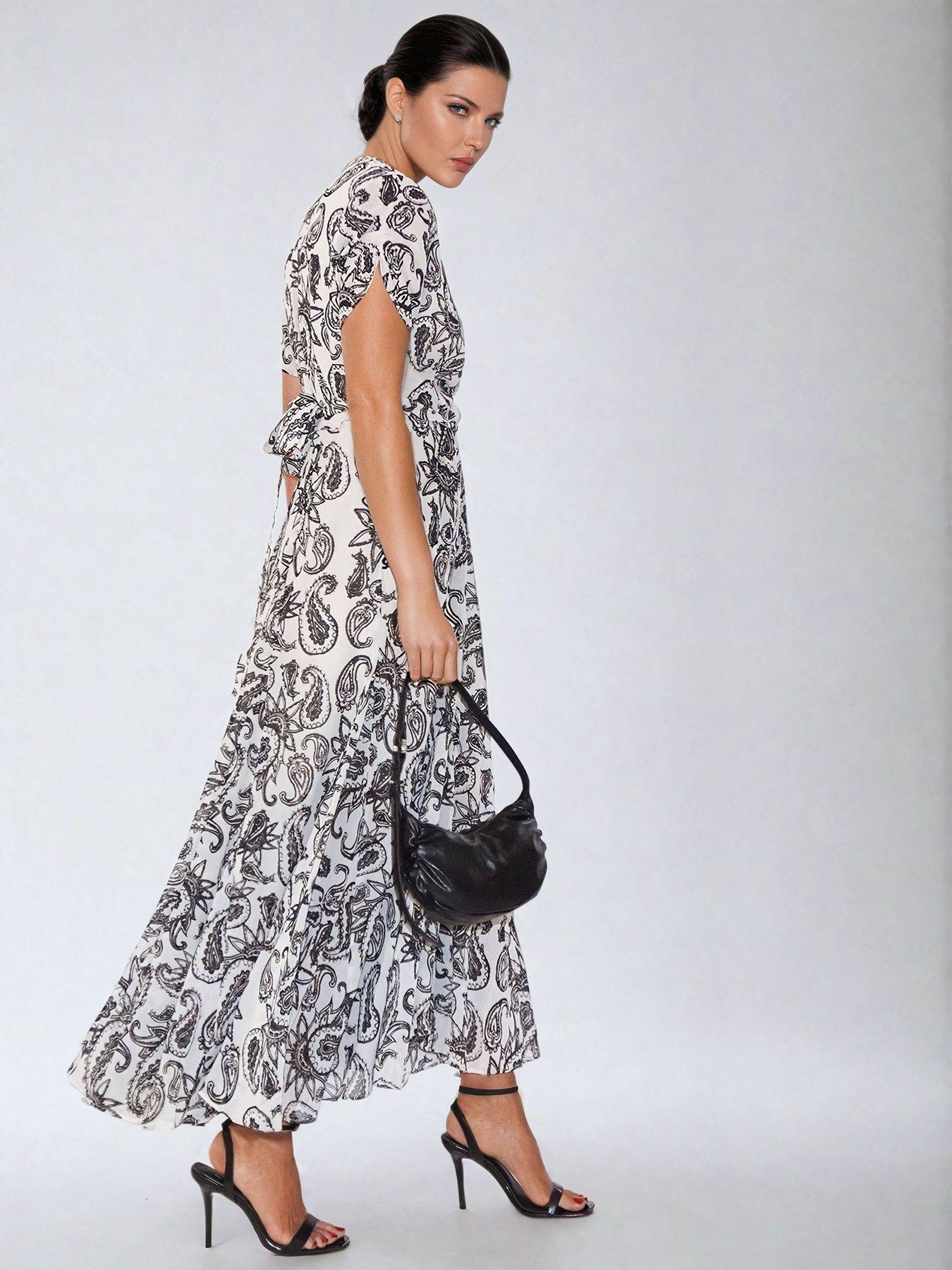 religion-printed-wrap-dress-multioutfit