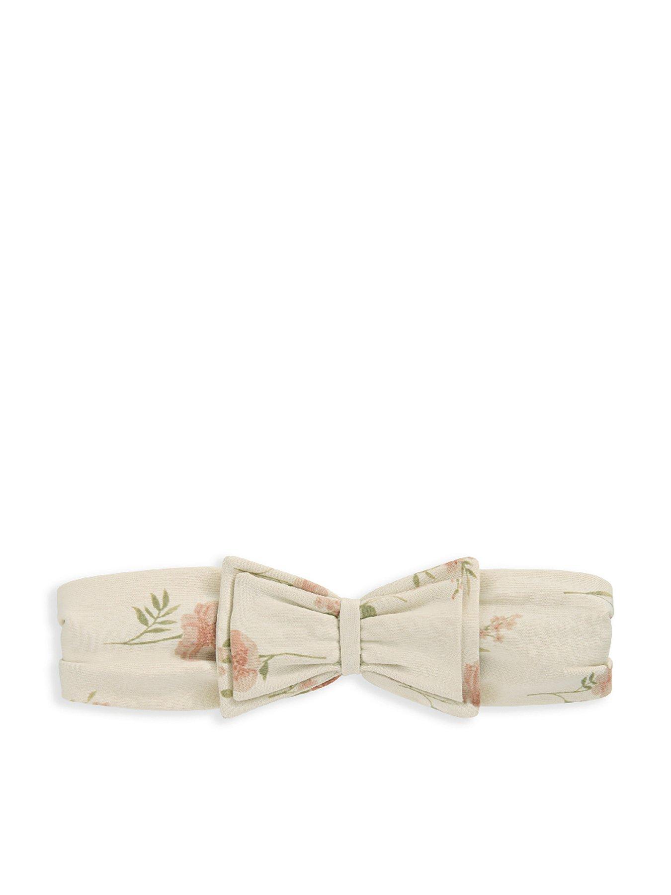 mamas-papas-baby-girls-floral-print-headband-cream