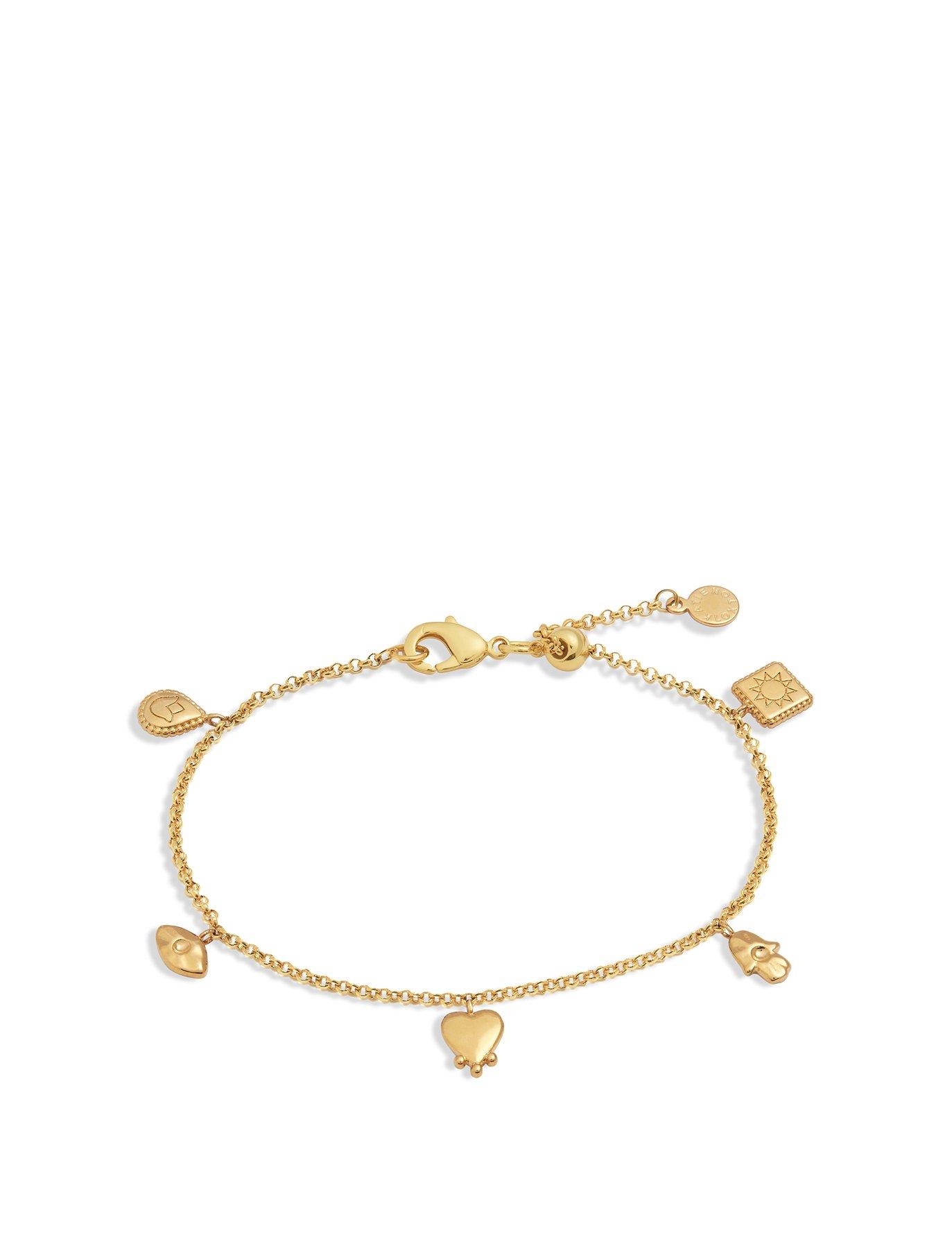 katie-loxton-boheme-waterproof-gold-charm-bracelet