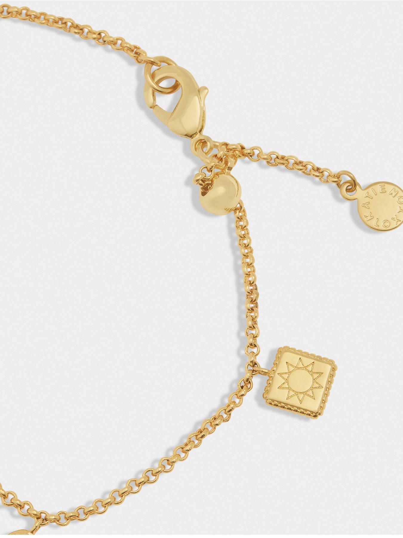 katie-loxton-boheme-waterproof-gold-charm-braceletback