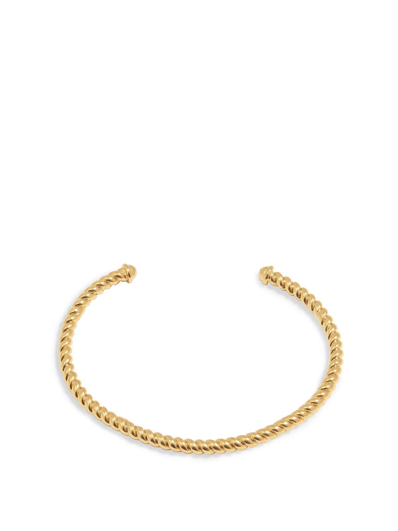 katie-loxton-celine-waterproof-gold-rope-bangle