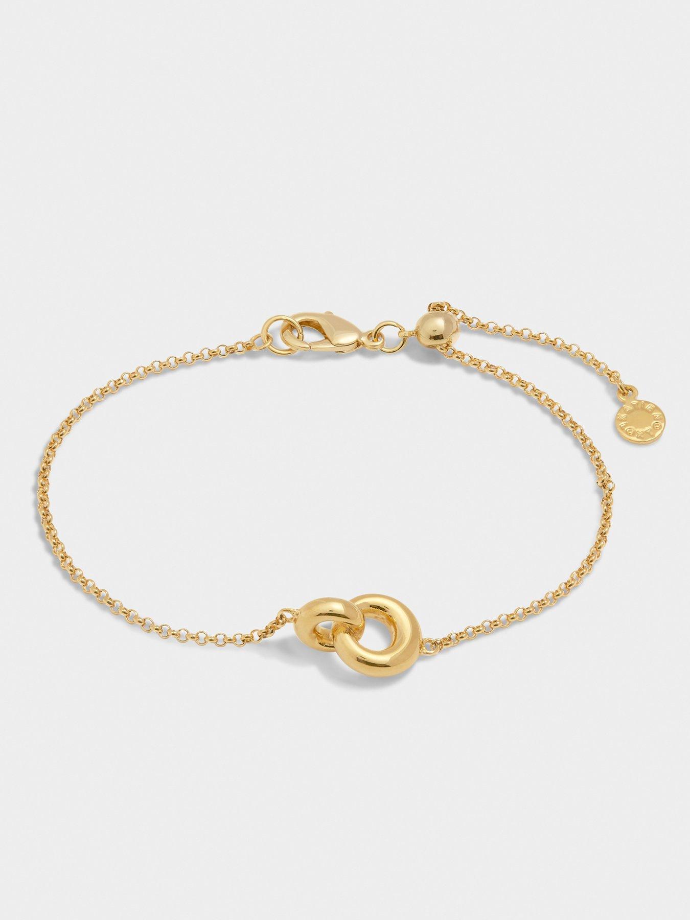 katie-loxton-infinity-waterproof-gold-sentiment-braceletstillFront