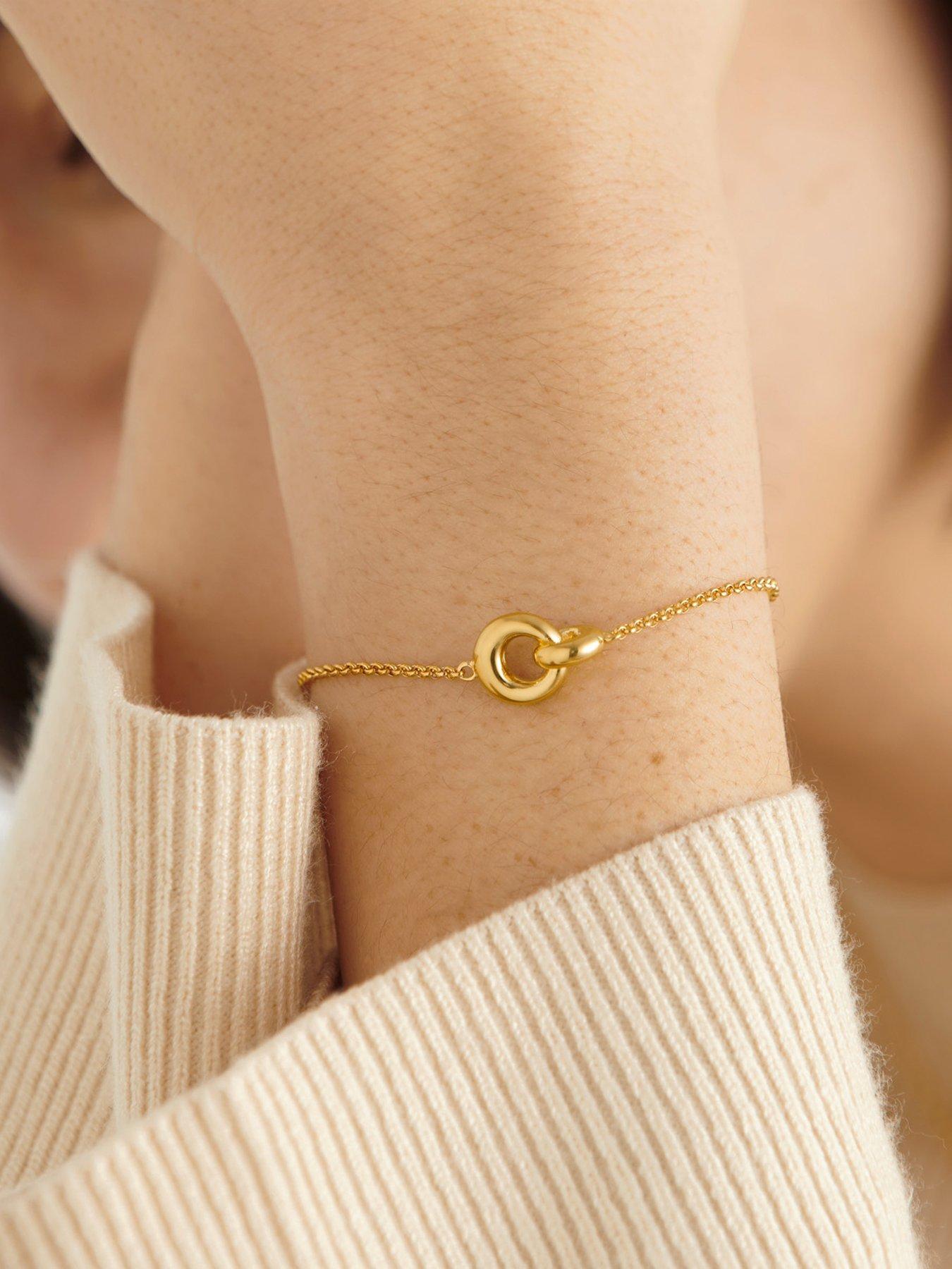 katie-loxton-infinity-waterproof-gold-sentiment-braceletback