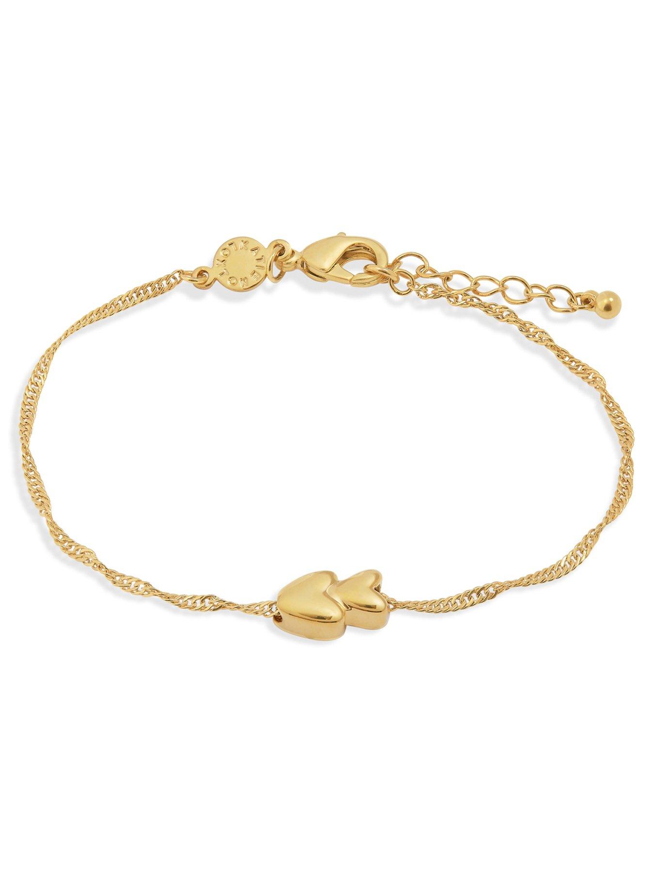 katie-loxton-so-loved-waterproof-gold-sentiment-braceletstillFront