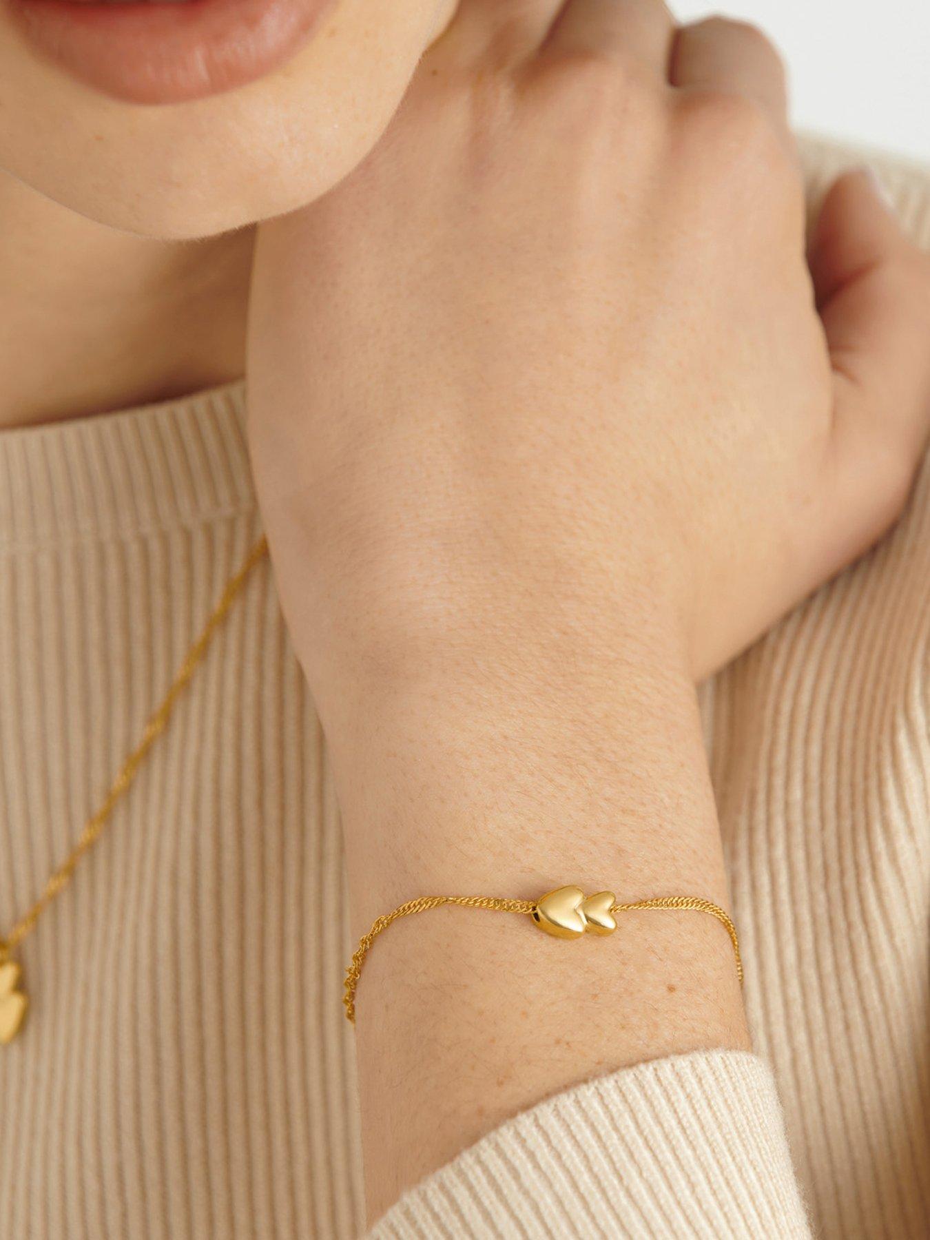 katie-loxton-so-loved-waterproof-gold-sentiment-braceletback