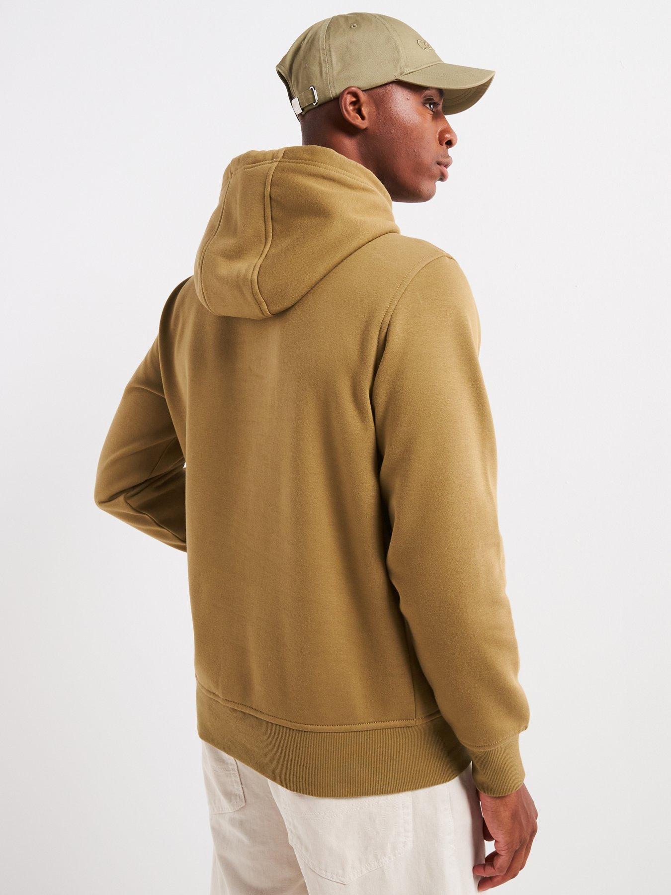 calvin-klein-jeans-minimal-logo-hoodie-greenstillFront