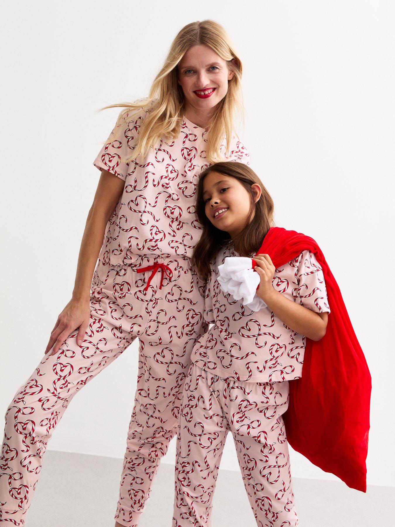 new-look-pink-christmas-jersey-candy-cane-heart-print-pyjama-setback