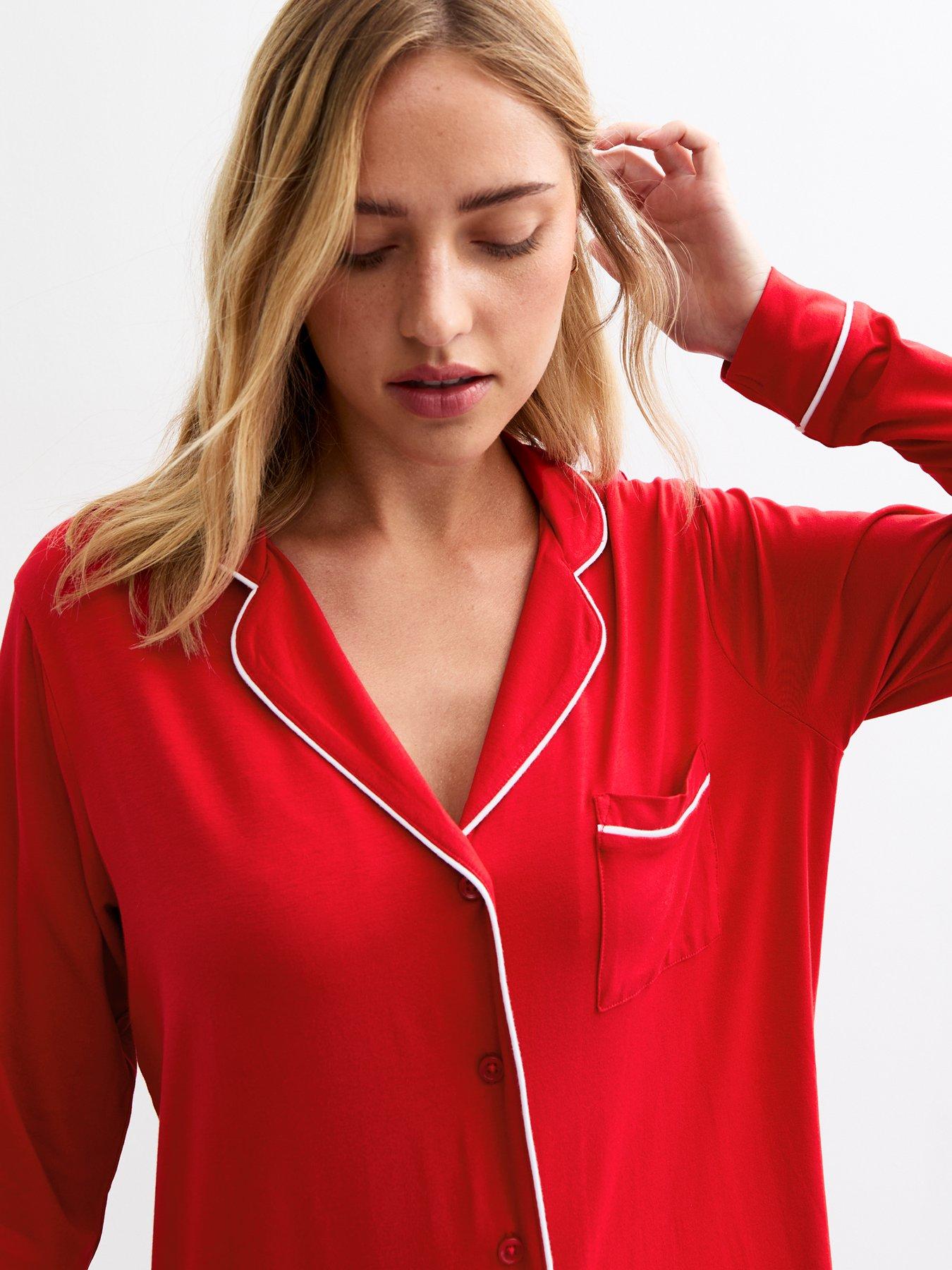 new-look-red-jersey-shirt-trouser-pyjama-setdetail