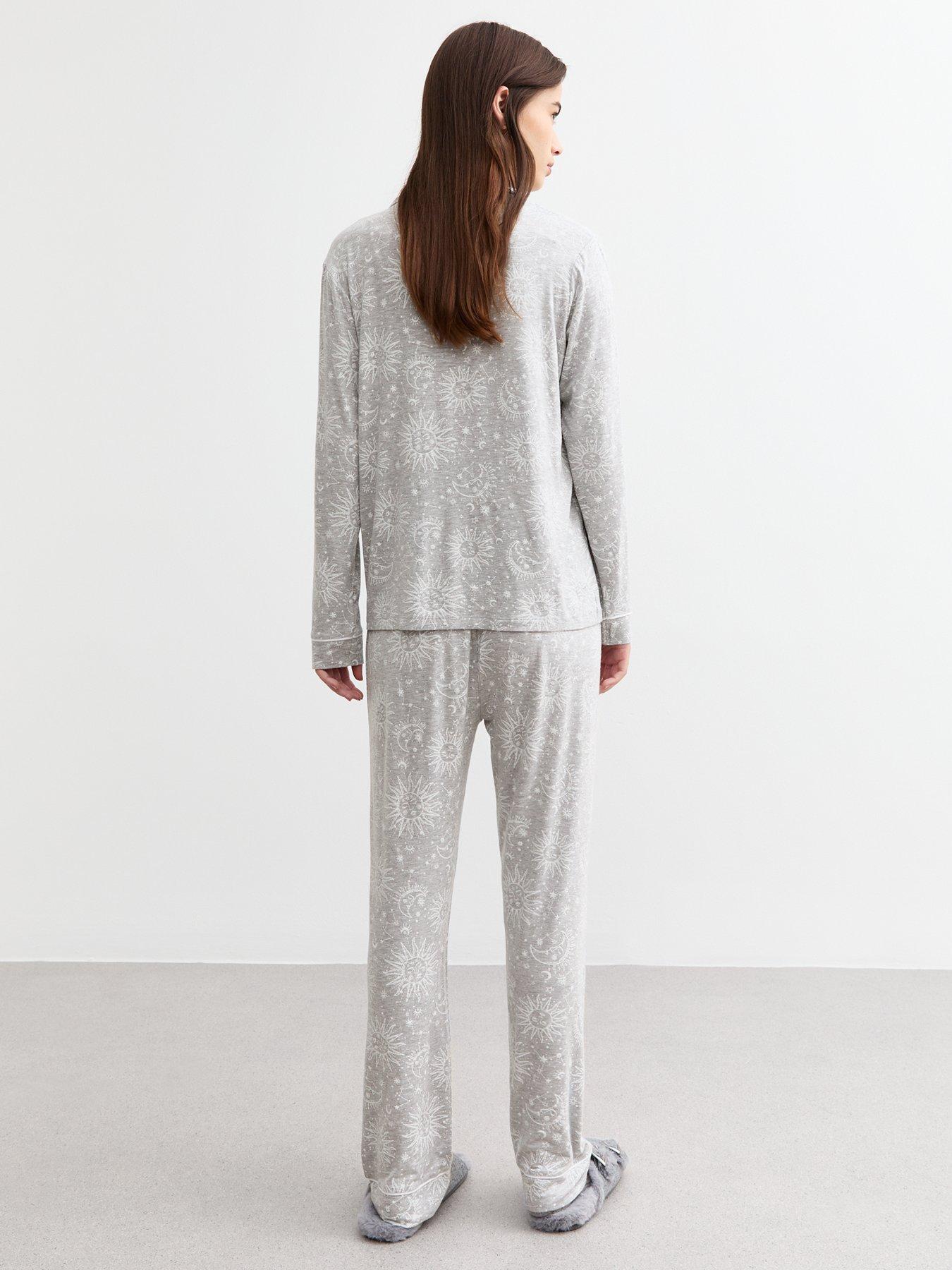 new-look-grey-sun-moon-print-pyjama-setstillFront