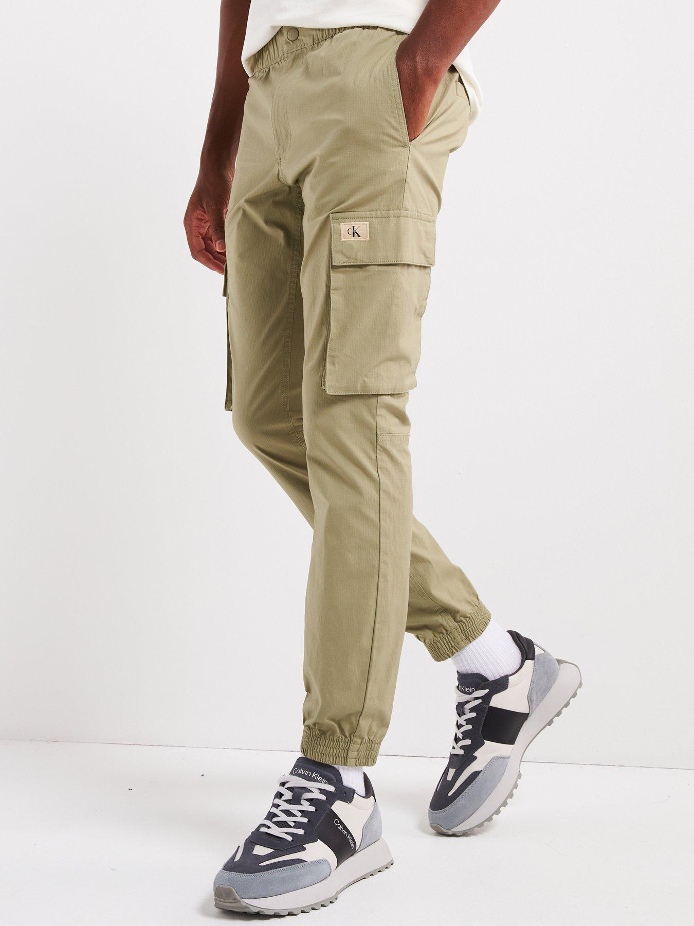 calvin-klein-jeans-skinny-logo-cargo-pants-green