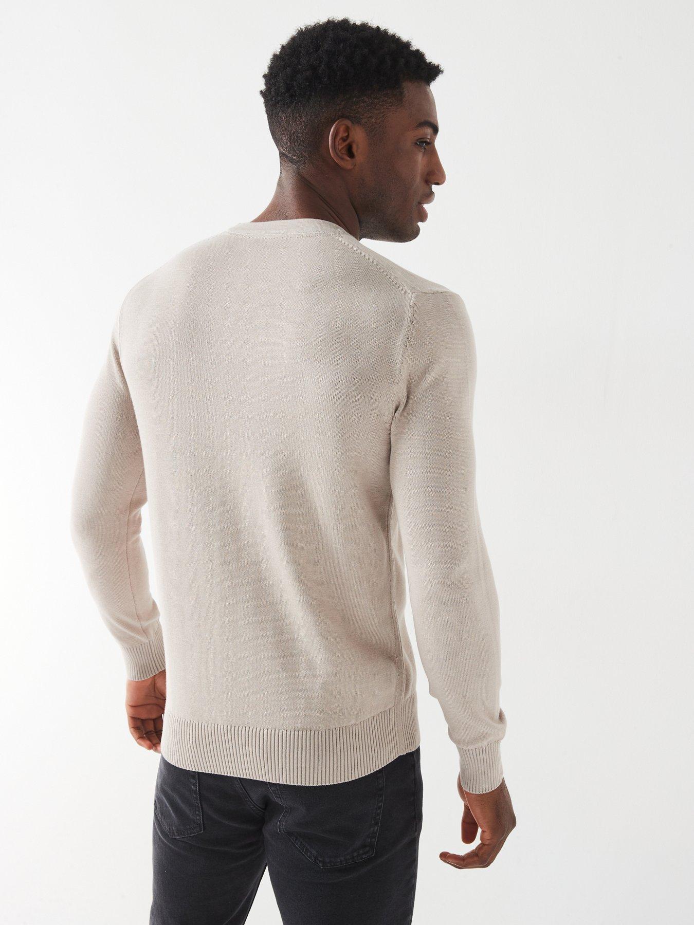 calvin-klein-jeans-modern-crew-neck-knitted-jumper-light-greystillFront