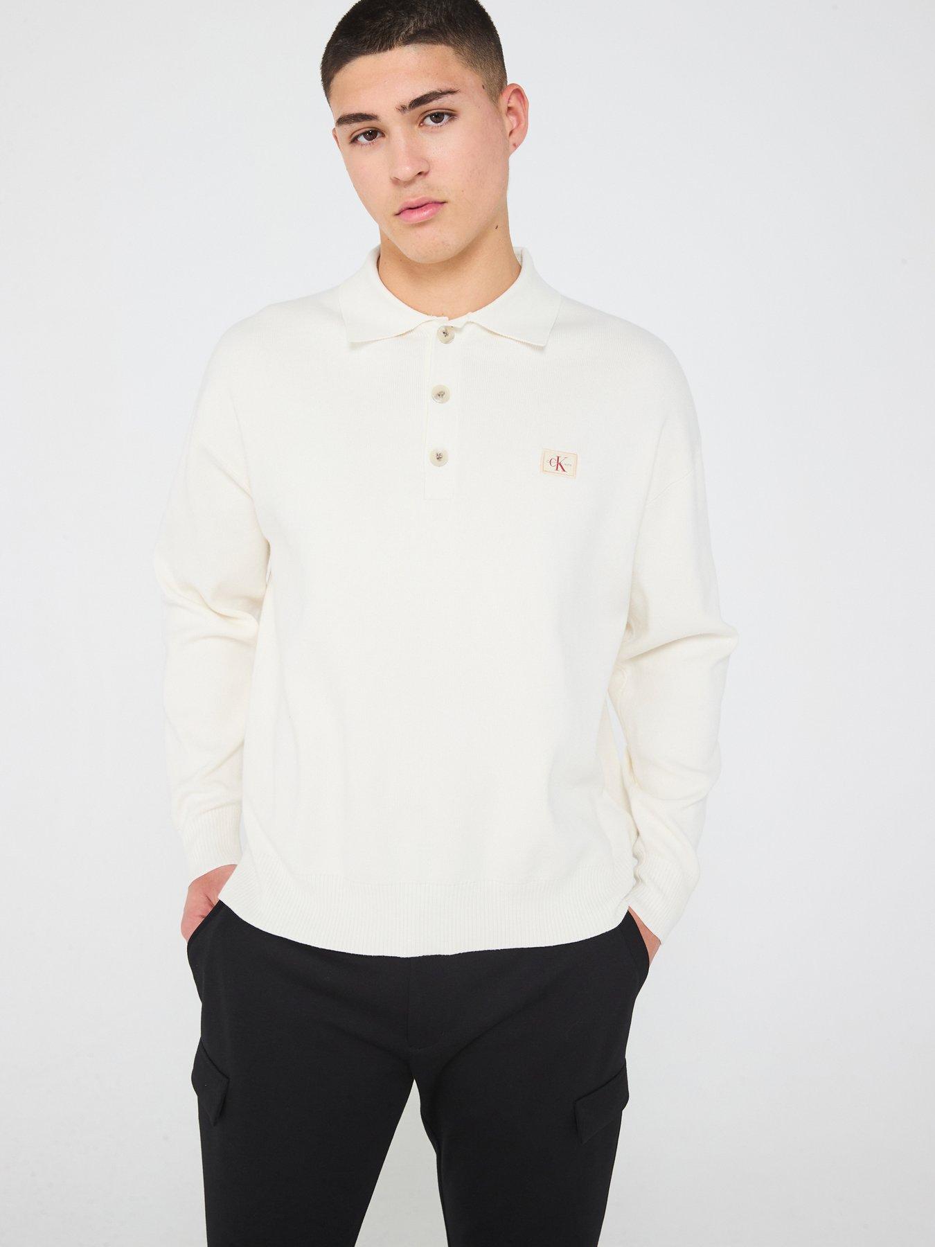 calvin-klein-jeans-cotton-polo-knitted-jumper-cream