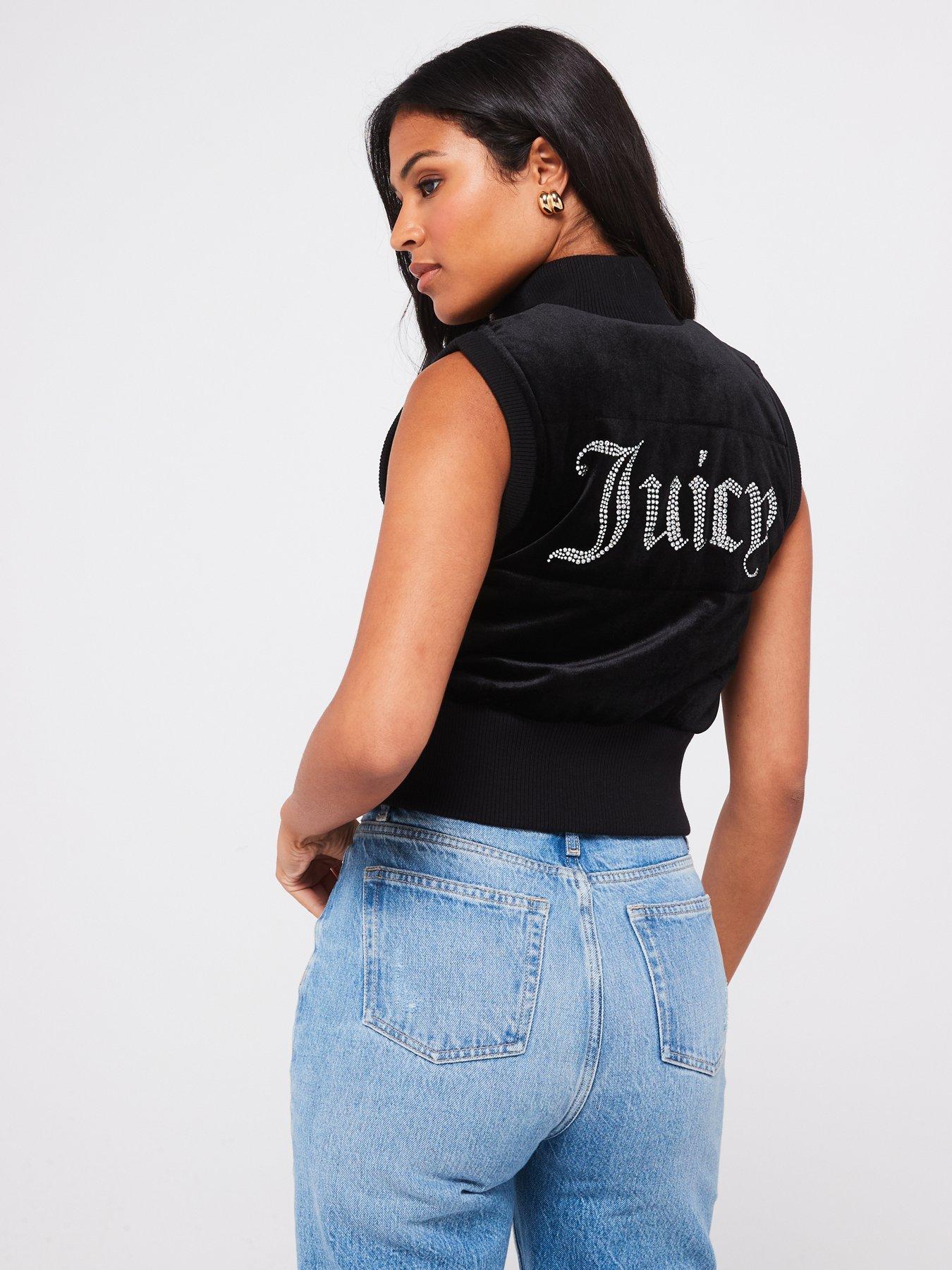 juicy-couture-thunder-velour-diamante-gilet-blackstillFront