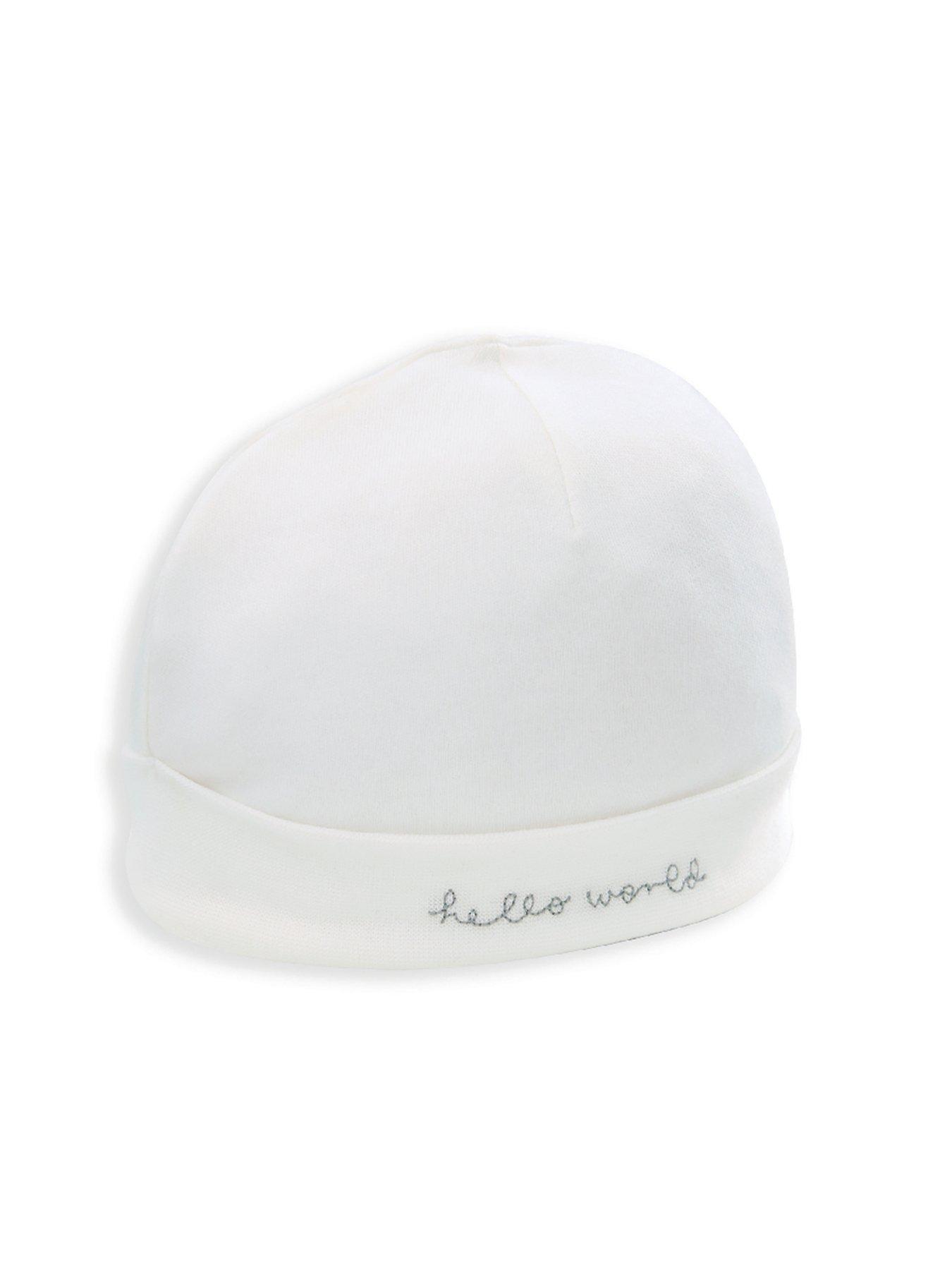 mamas-papas-baby-unisex-hello-world-hat-amp-booties-whiteoutfit